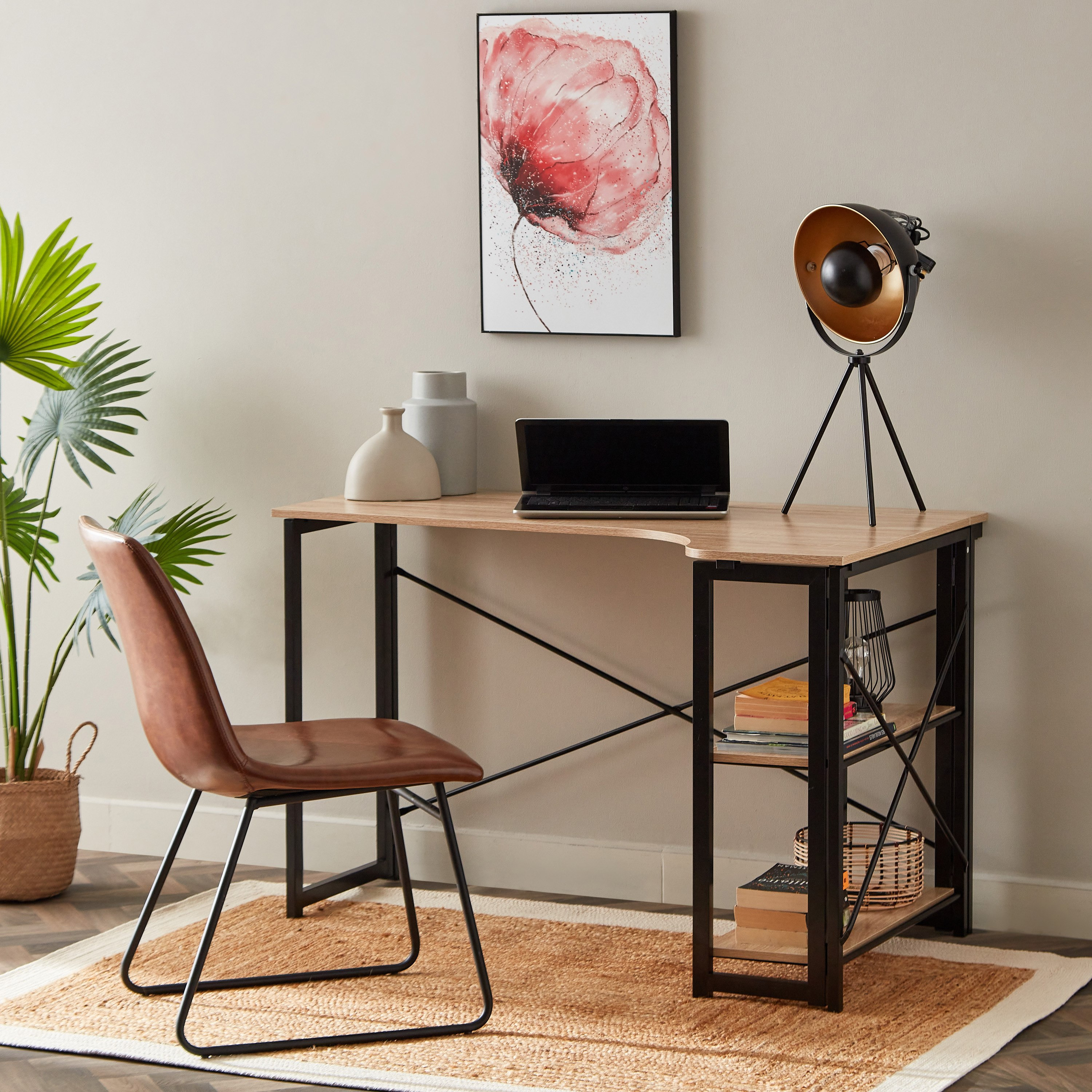 مكتب ركني يمين قابل للطي من أوربان إندي-hbxfurniture-office-desks-image-9