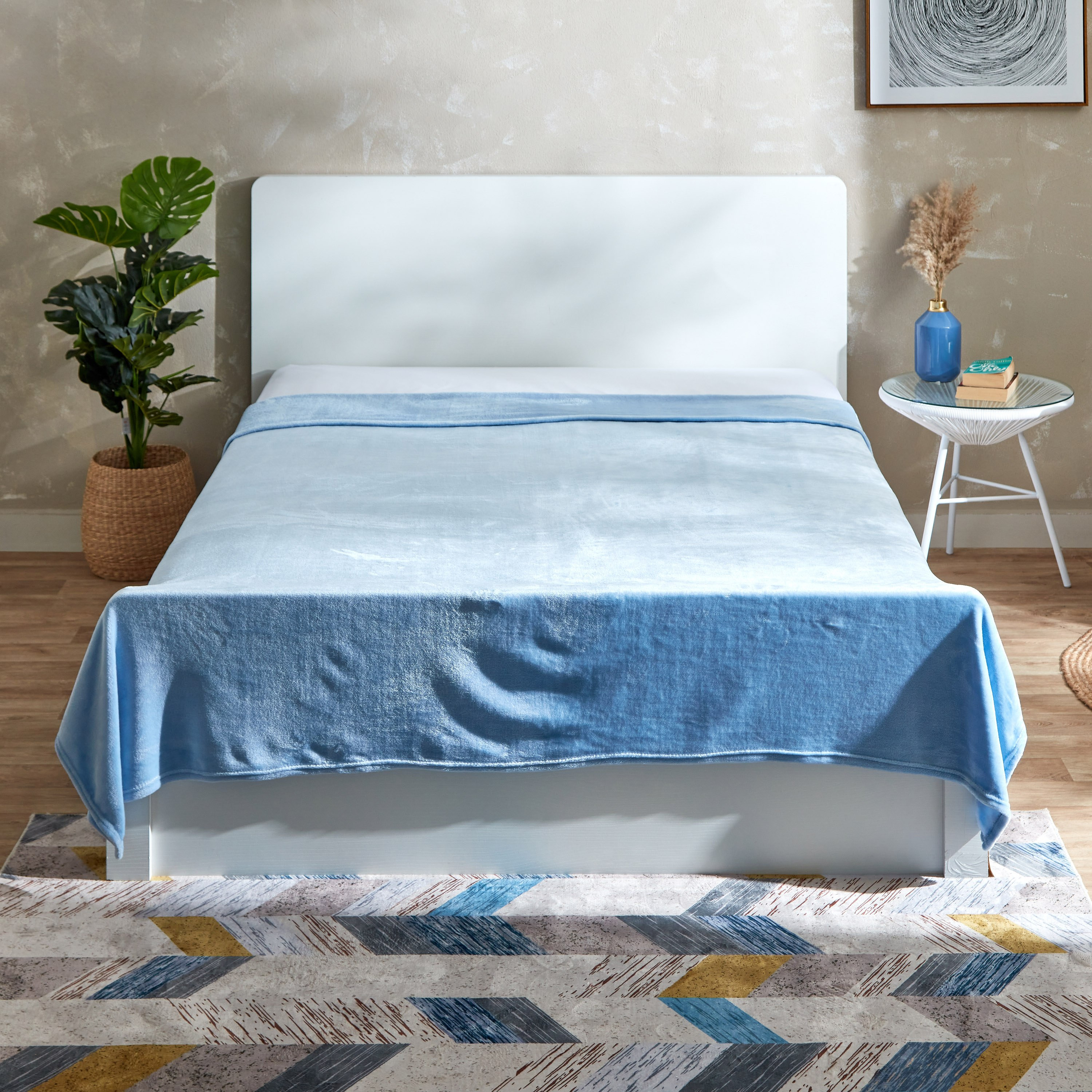 بطانية فلاينل كوين سادة من نوفا - 220x200 سم-hbxhomeware-hbxbedroom-image-2