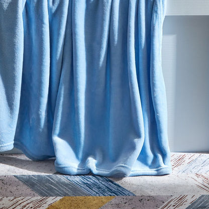 Nova Solid Queen Flannel Blanket - 200x220 cm