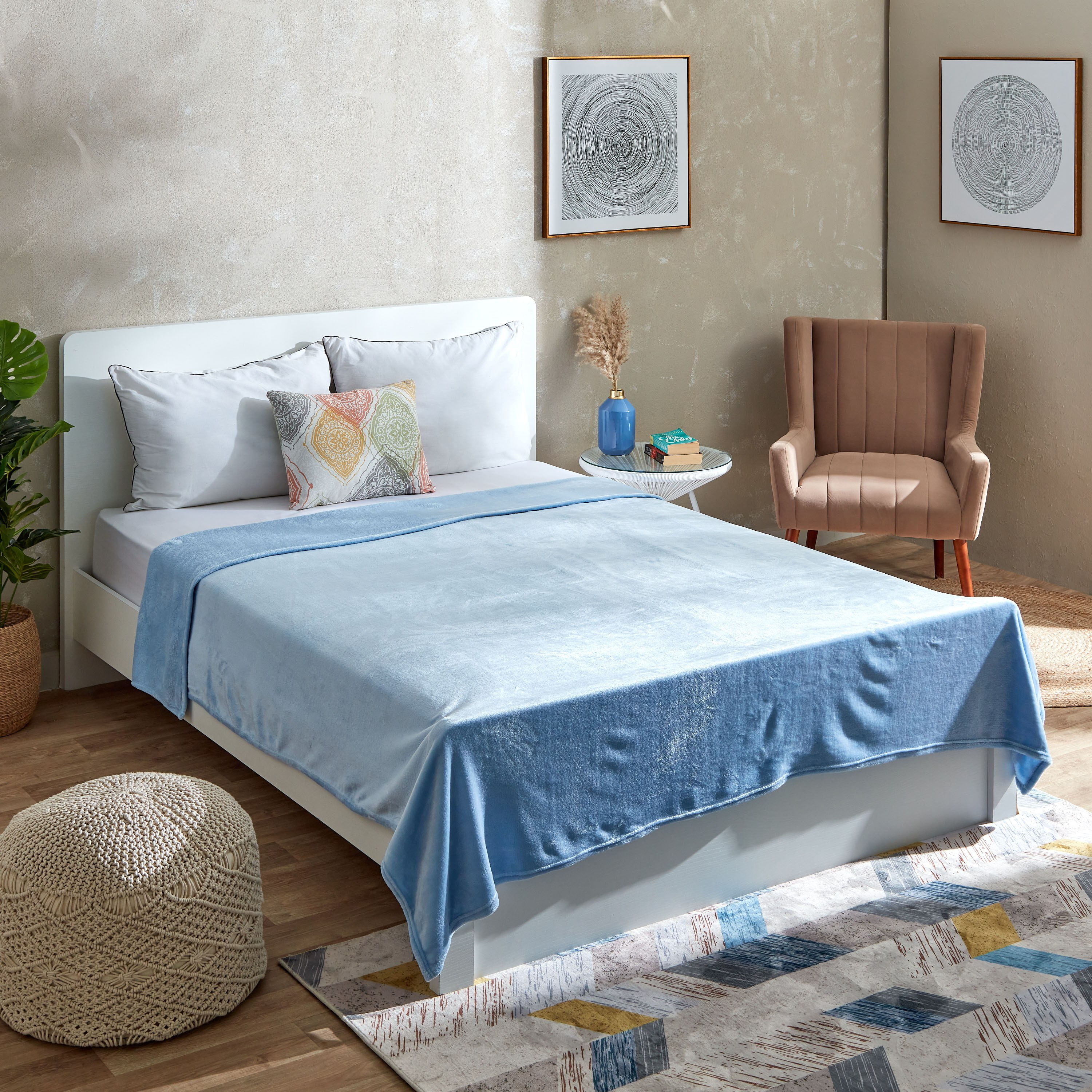 بطانية فلاينل كوين سادة من نوفا - 220x200 سم-hbxhomeware-hbxbedroom-image-6