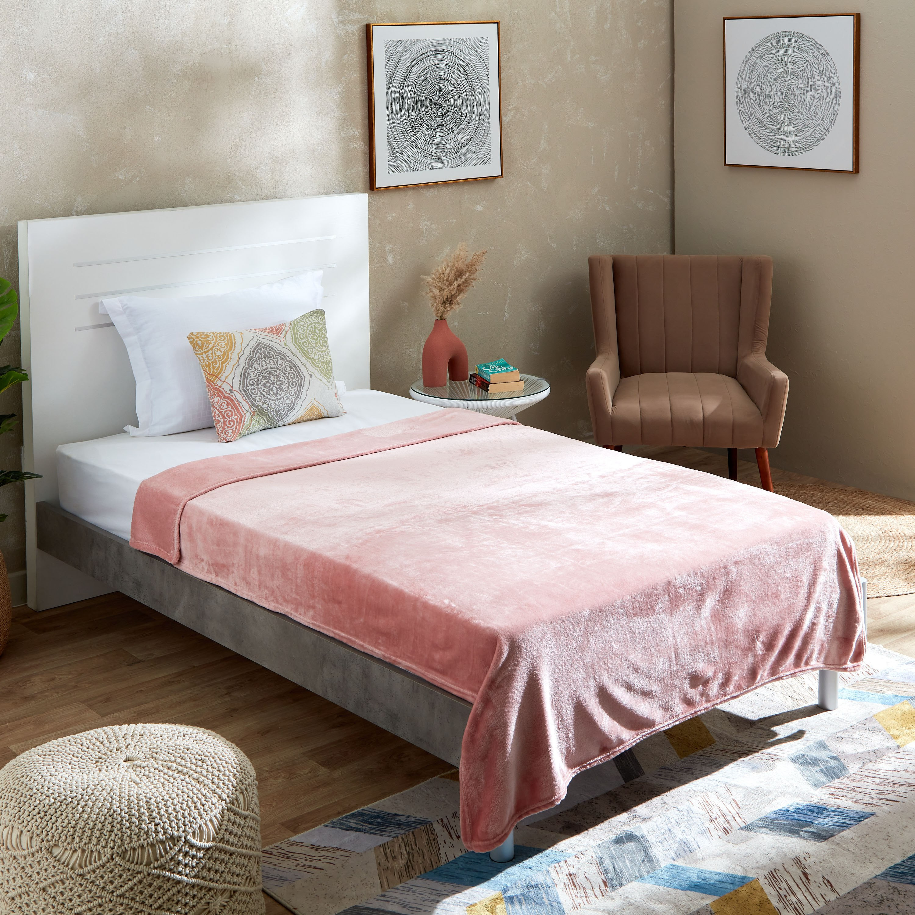 بطانية فلانيل مزدوجة سادة من نوفا - 200x140 سم-hbxhomeware-hbxbedroom-image-6