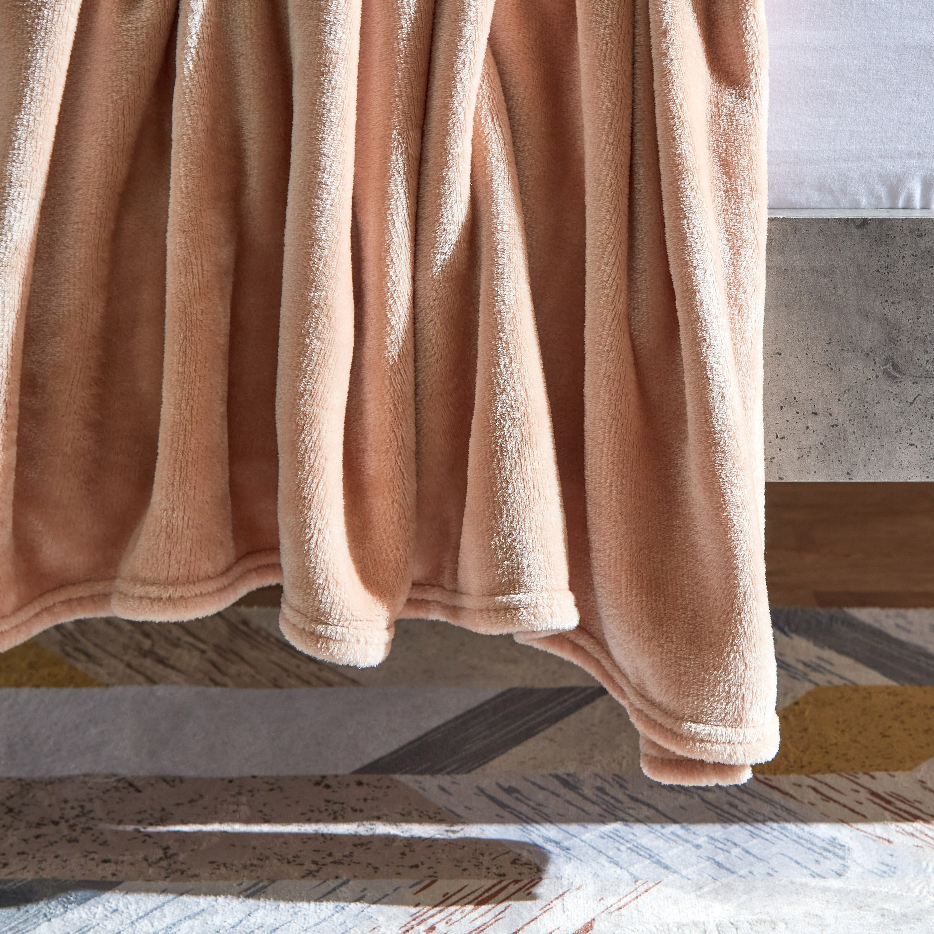 بطانية فلانيل مزدوجة سادة من نوفا - 200x140 سم-hbxhomeware-hbxbedroom-image-5