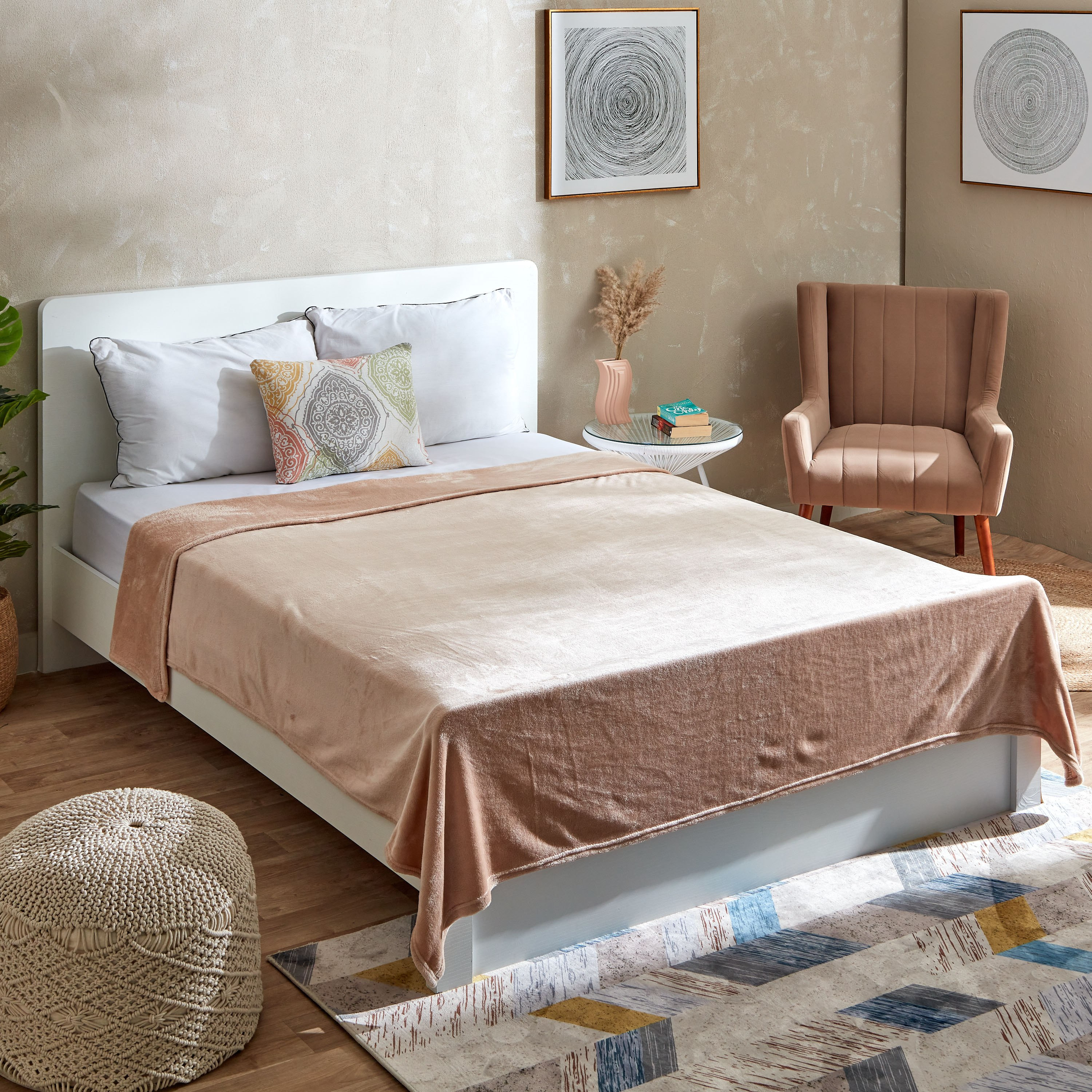 بطانية فلاينل كوين سادة من نوفا - 220x200 سم-hbxhomeware-hbxbedroom-image-6