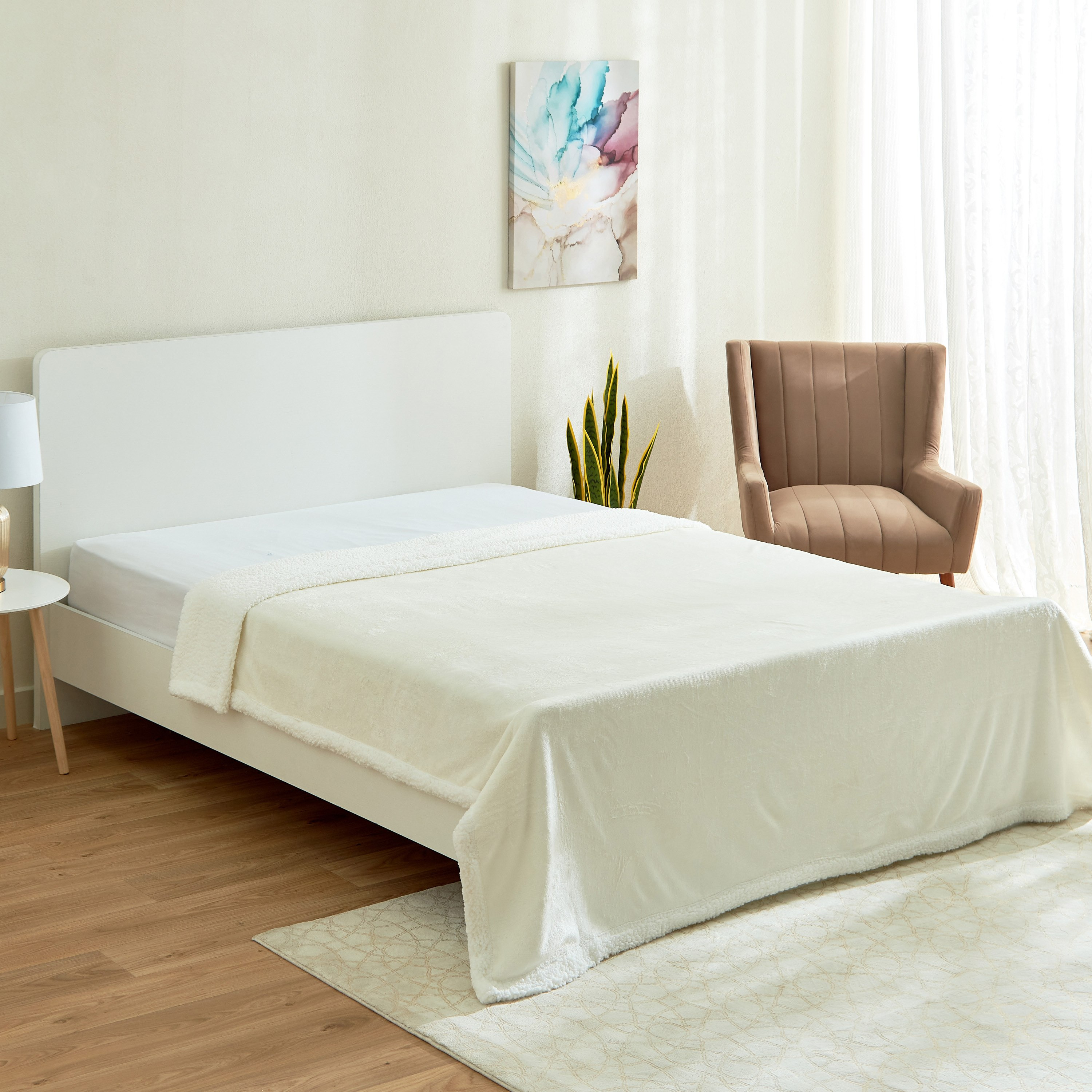 بطانية كوين بطبقة مزدوجة من لوكسوت - 220x200 سم-hbxhomeware-hbxbedroom-image-1