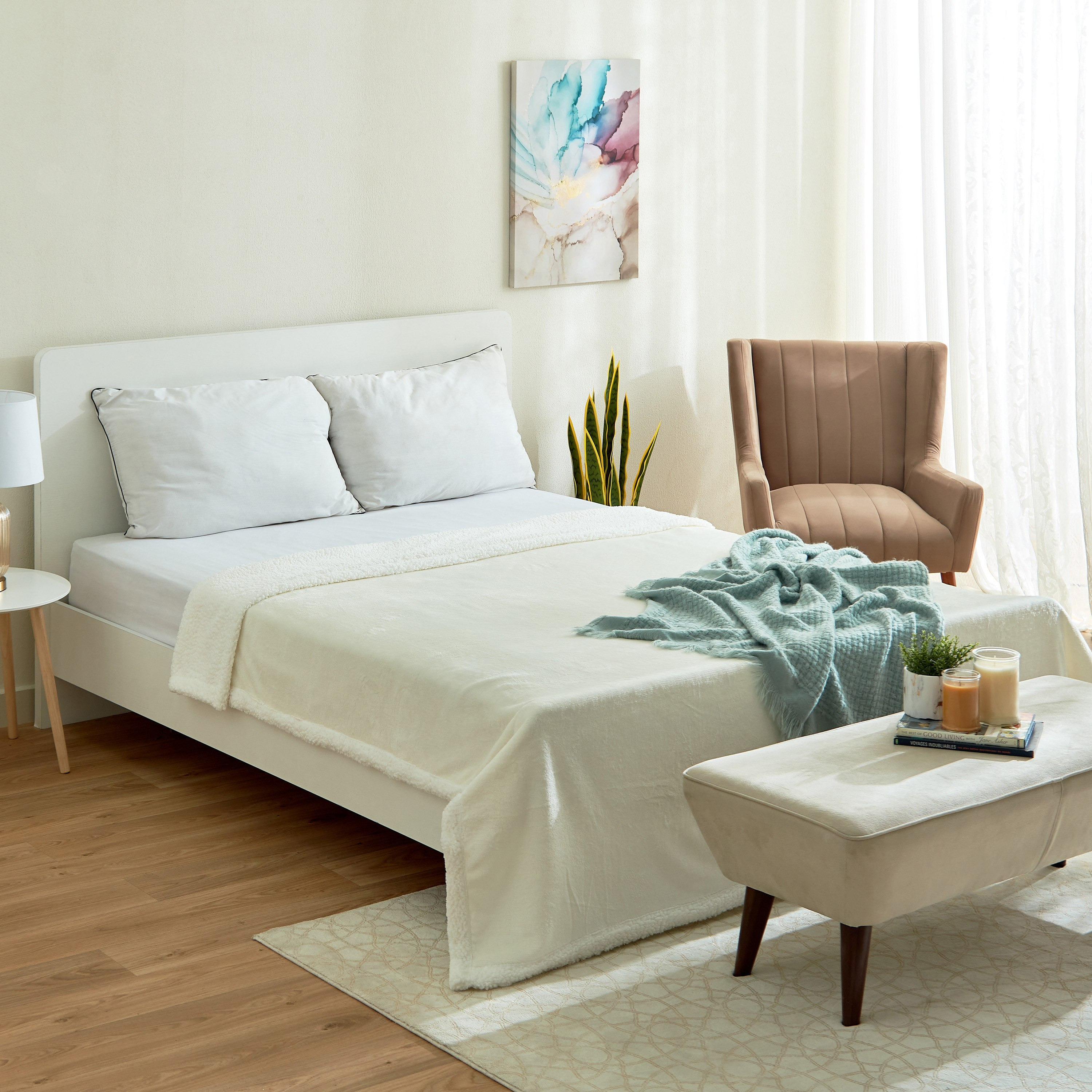 بطانية كوين بطبقة مزدوجة من لوكسوت - 220x200 سم-hbxhomeware-hbxbedroom-image-6