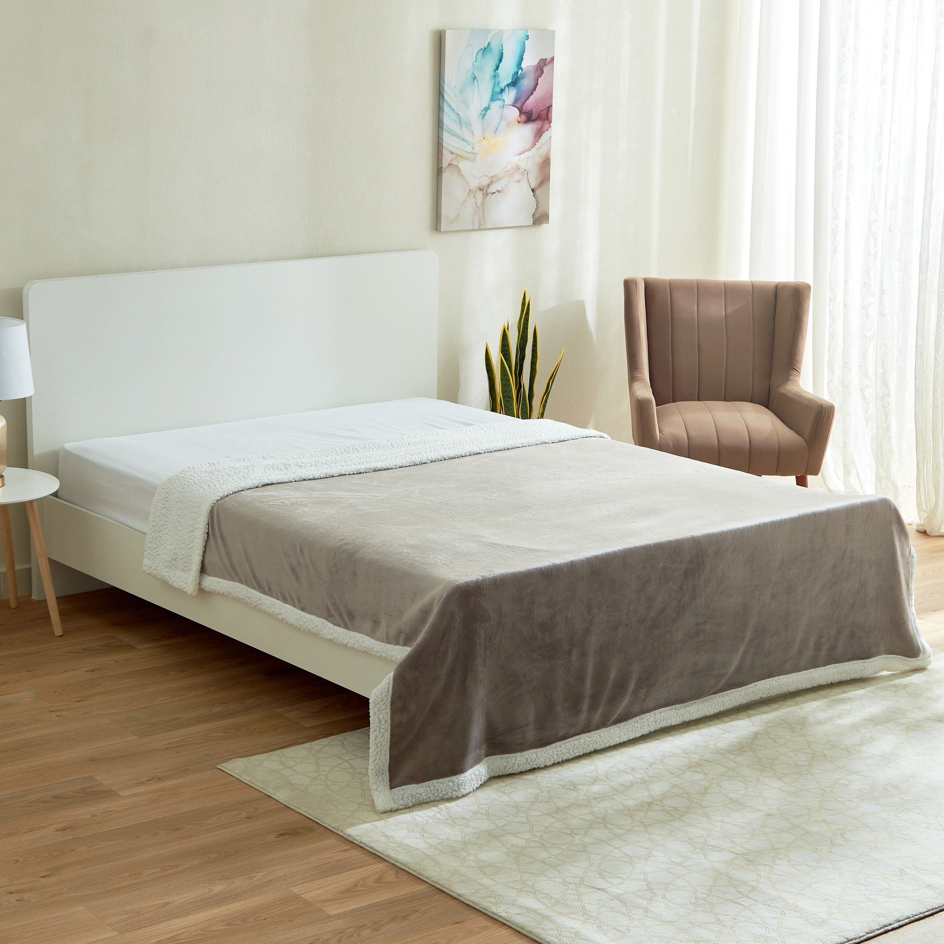بطانية كوين بطبقة مزدوجة من لوكسوت - 220x200 سم-hbxhomeware-hbxbedroom-image-1
