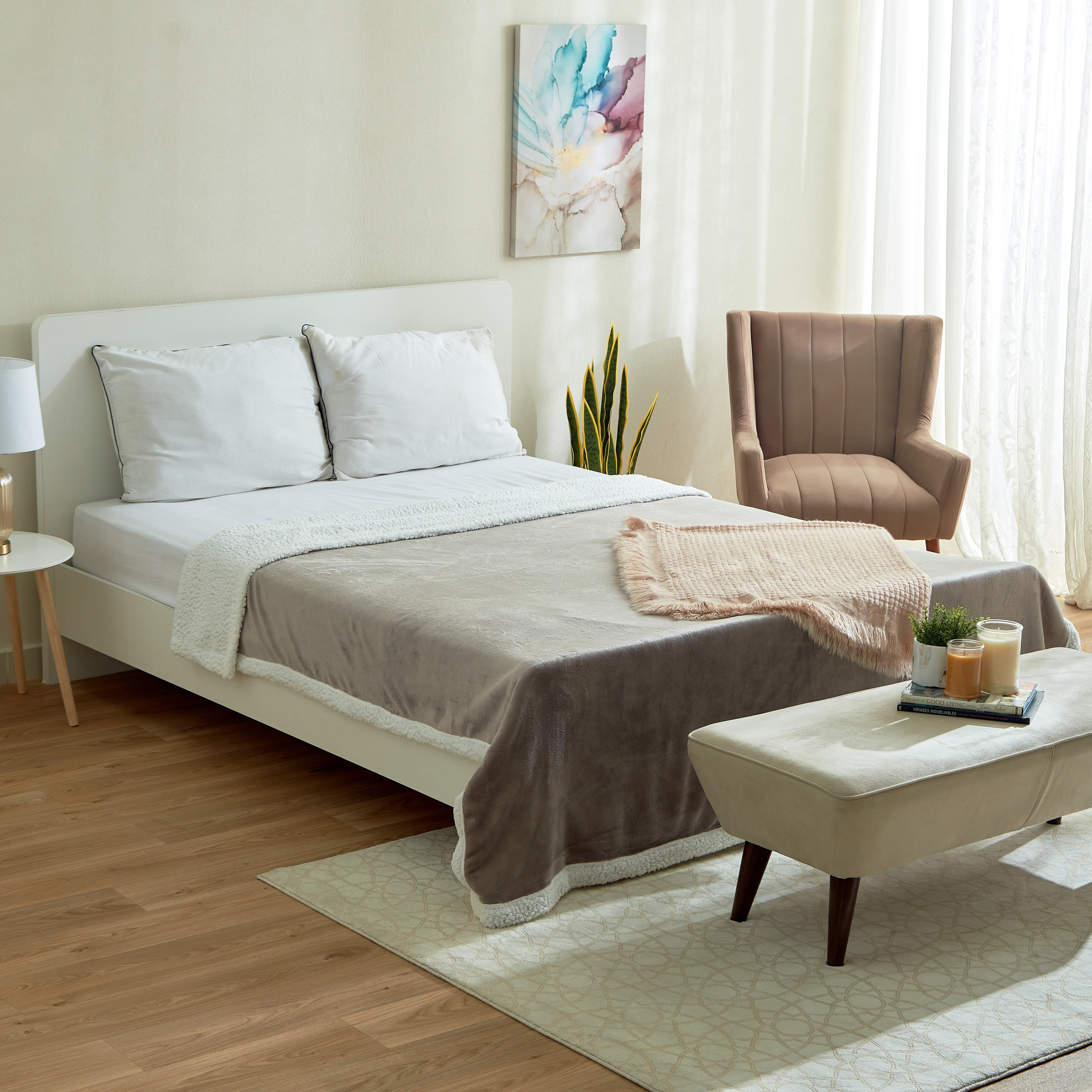 بطانية كوين بطبقة مزدوجة من لوكسوت - 220x200 سم-hbxhomeware-hbxbedroom-image-6