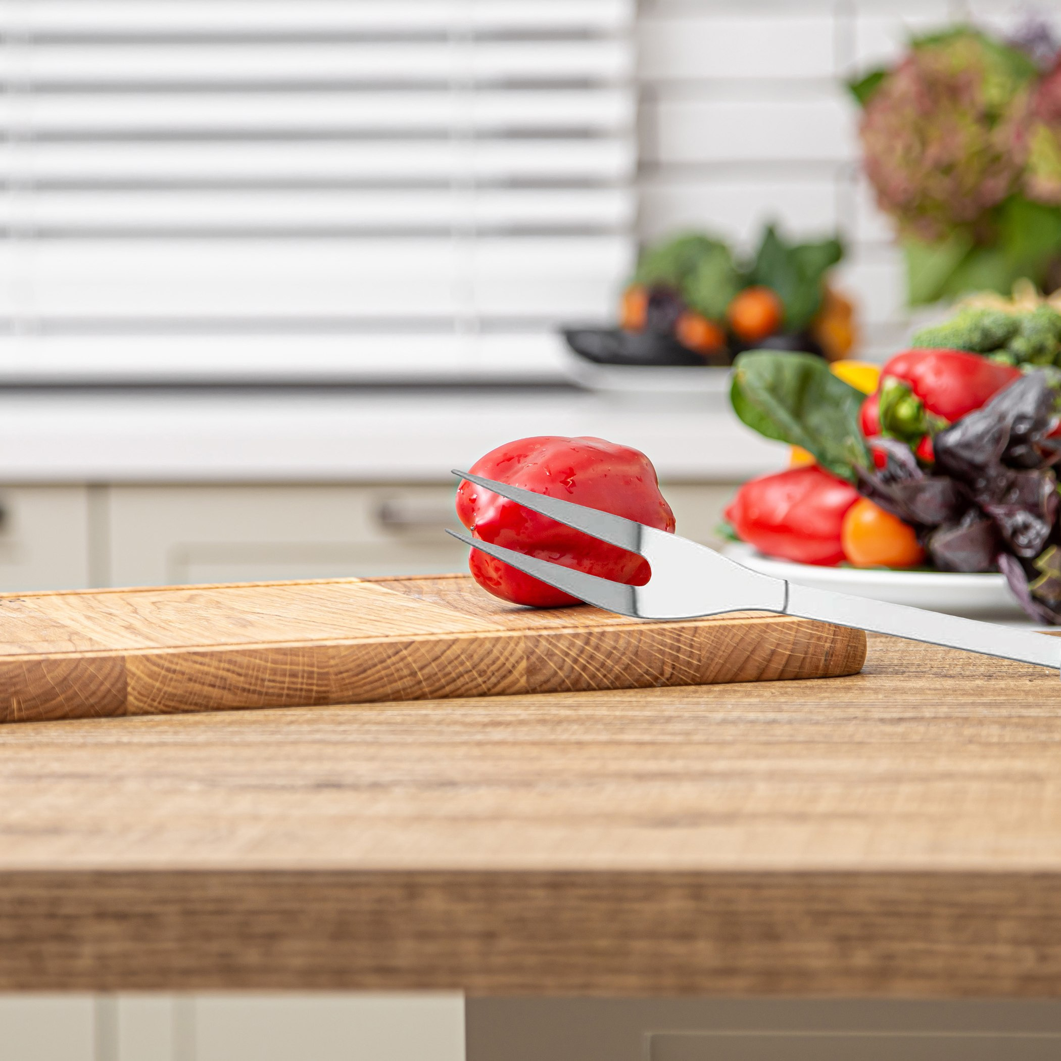 شوكة لحم ستانليس ستيل من تريندي - 34.5x8x2 سم-hbxhomeware-hbxkitchen-image-1