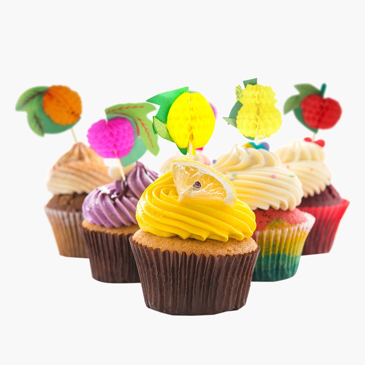 طقم ديكور إكسوتيك كوكتيل 12 قطعة من تريندي - 8x3x0.2 سم-hbxhomeware-hbxkitchen-image-1