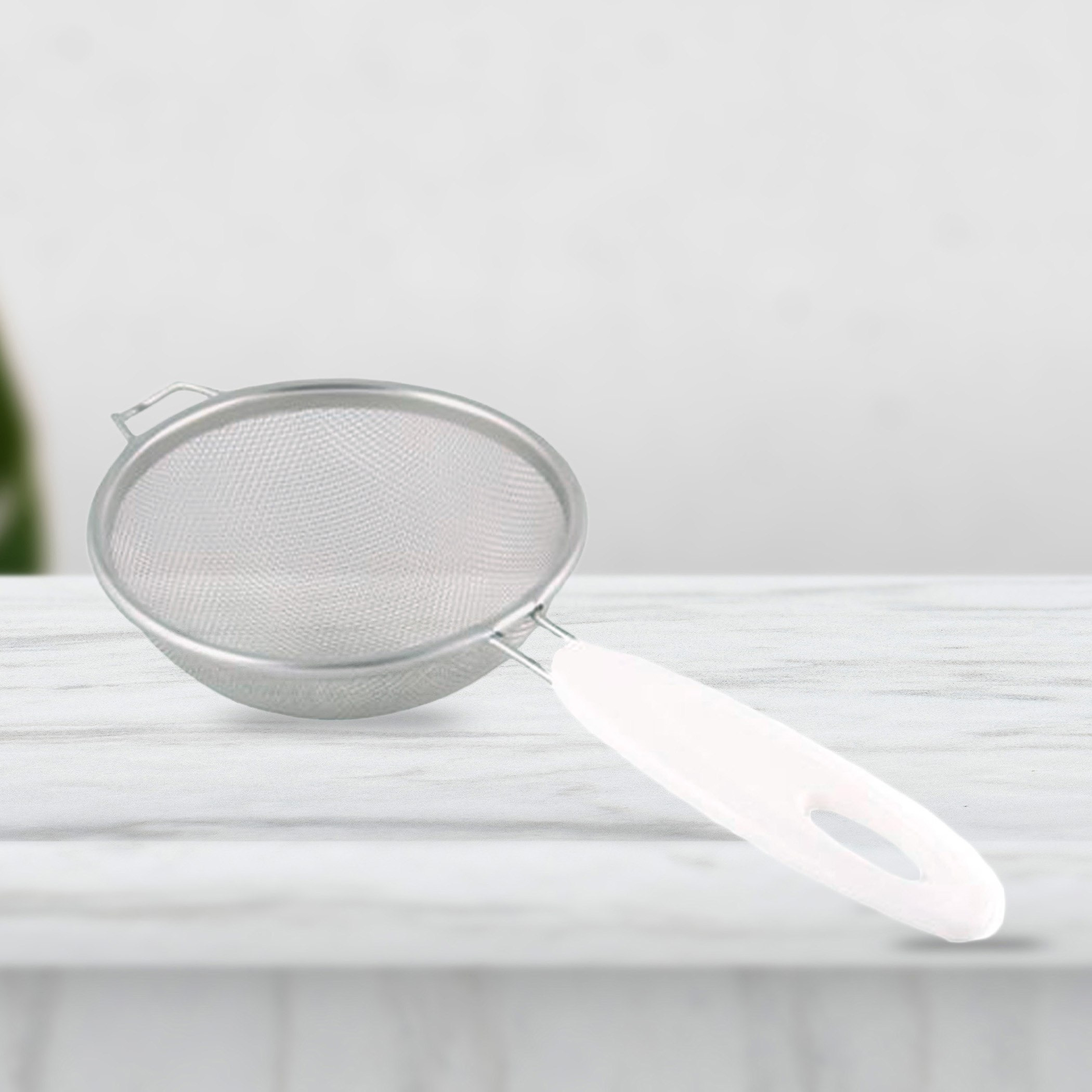 Trendy Stainless Steel Strainer - 38x12x8 cm-hbxhomeware-hbxkitchen-image-1
