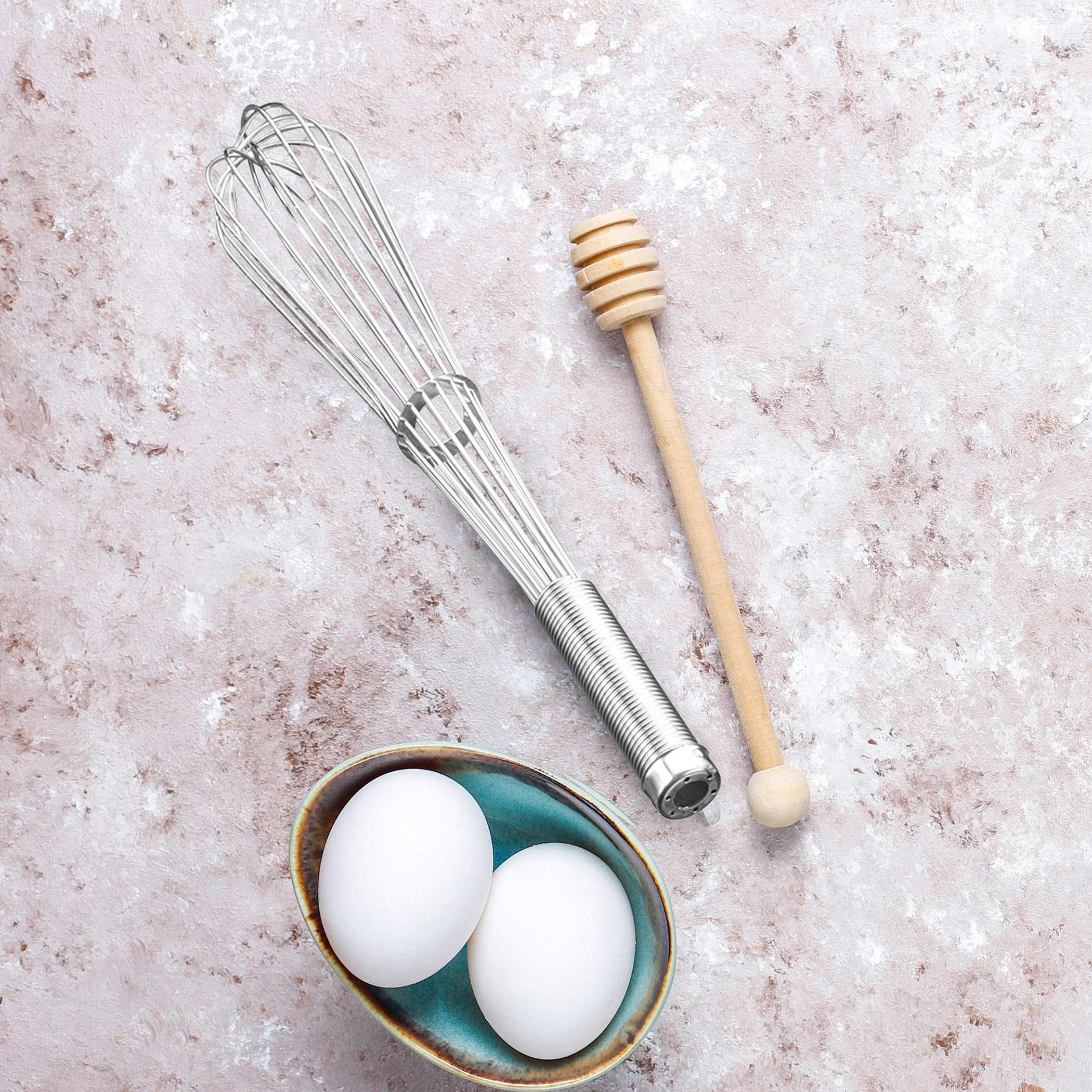 Trendy Tinned Heavy Duty Whisk - 36x7.5x8 cm-hbxhomeware-hbxkitchen-image-1