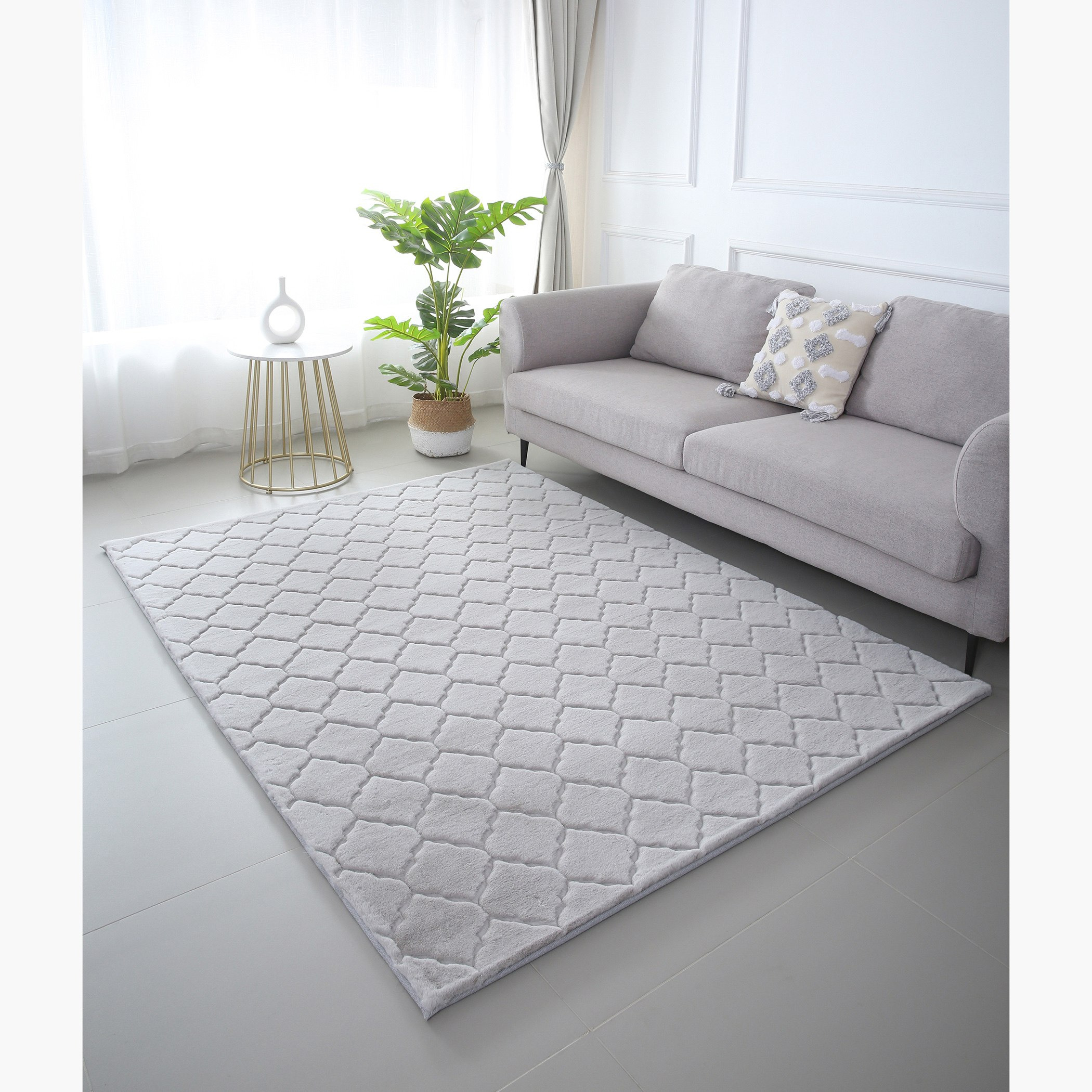 سجادة فرو أرنب من سيون - 150x200 سم-hbxdecorandfurnishings-floorcoverings-rugs-image-1