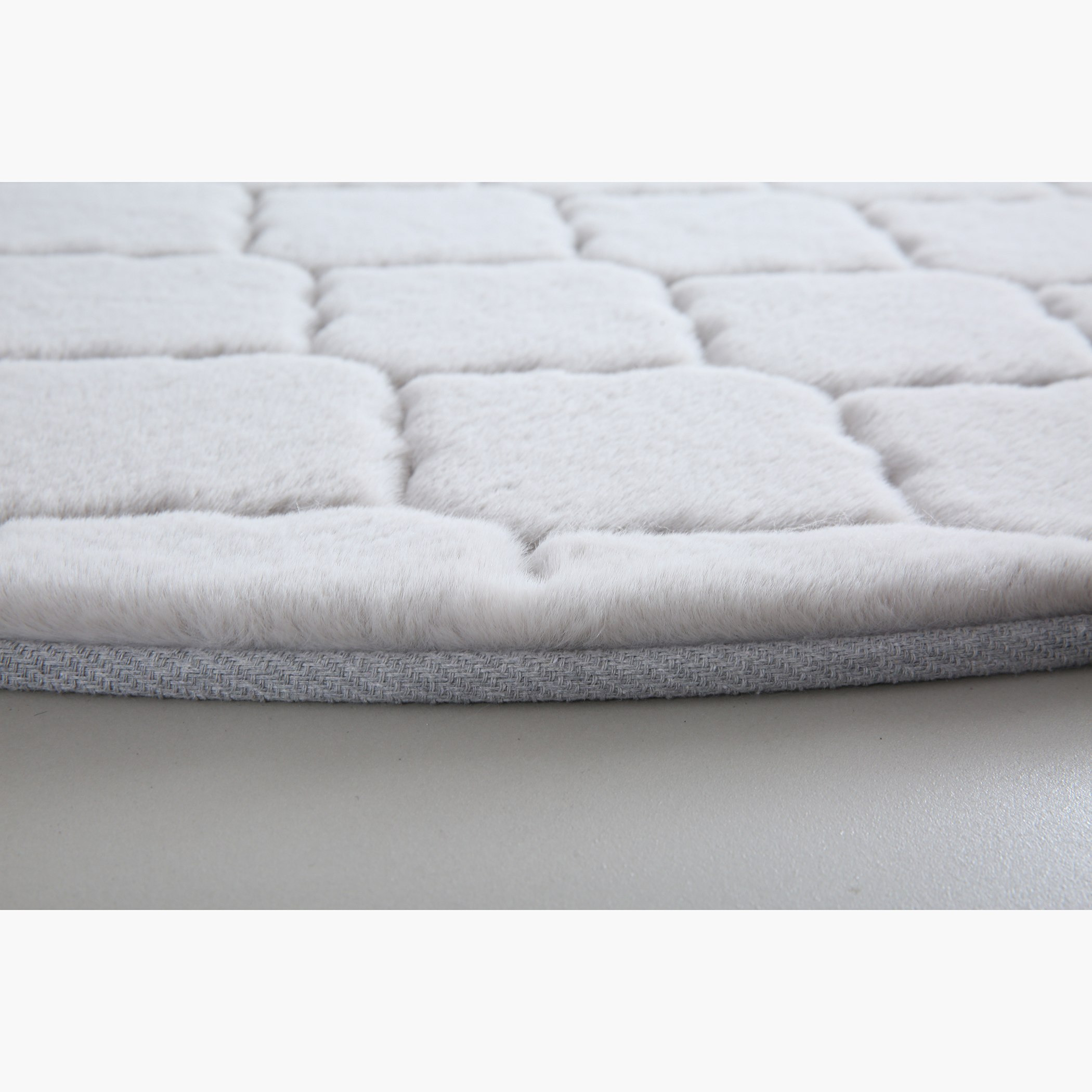 Sewn Castello Round Rabbit Fur Rug - 150 cm-hbxdecorandfurnishings-floorcoverings-rugs-image-2