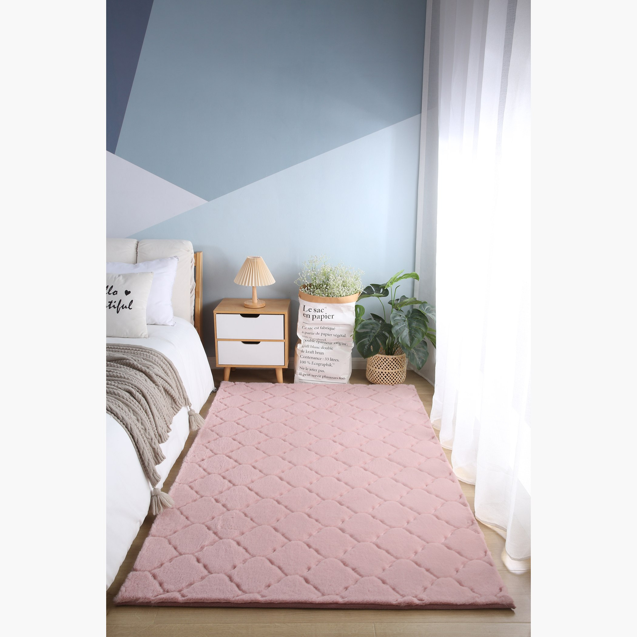 سجادة فرو أرنب من سيون - 110x160 سم-hbxdecorandfurnishings-floorcoverings-rugs-image-1