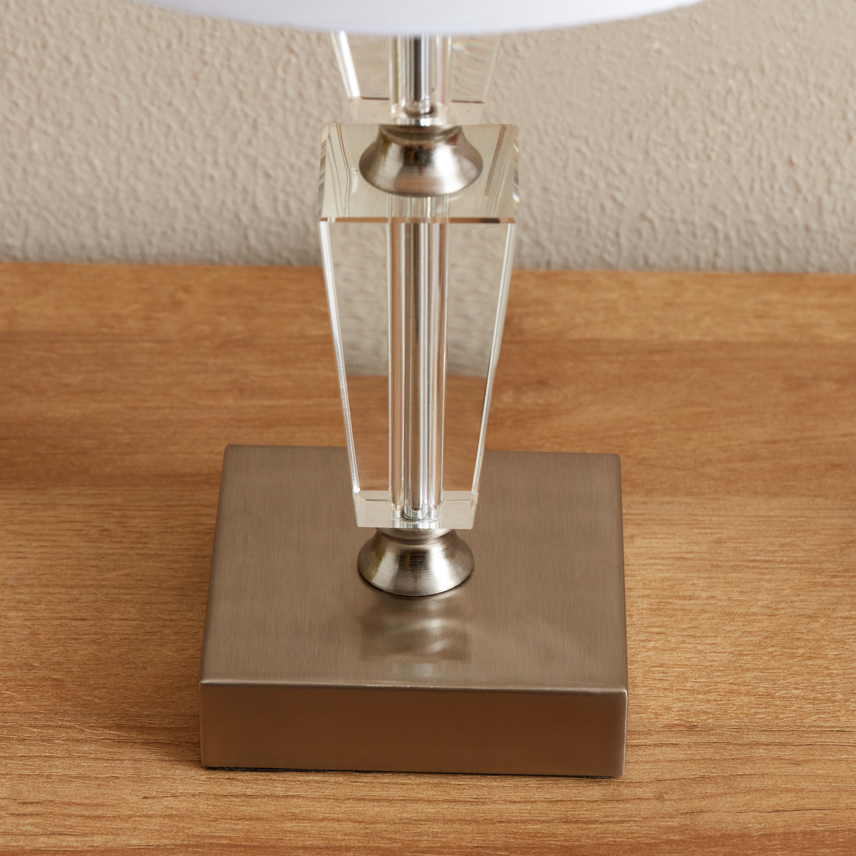 مصباح طاولة كريستال شفاف من كروما - 20x20x38 سم-hbxlivingroom-lighting-tablelamps-image-4