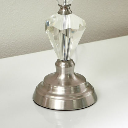 Croma Crystal Diamond Table Lamp - 20x20x38 cms