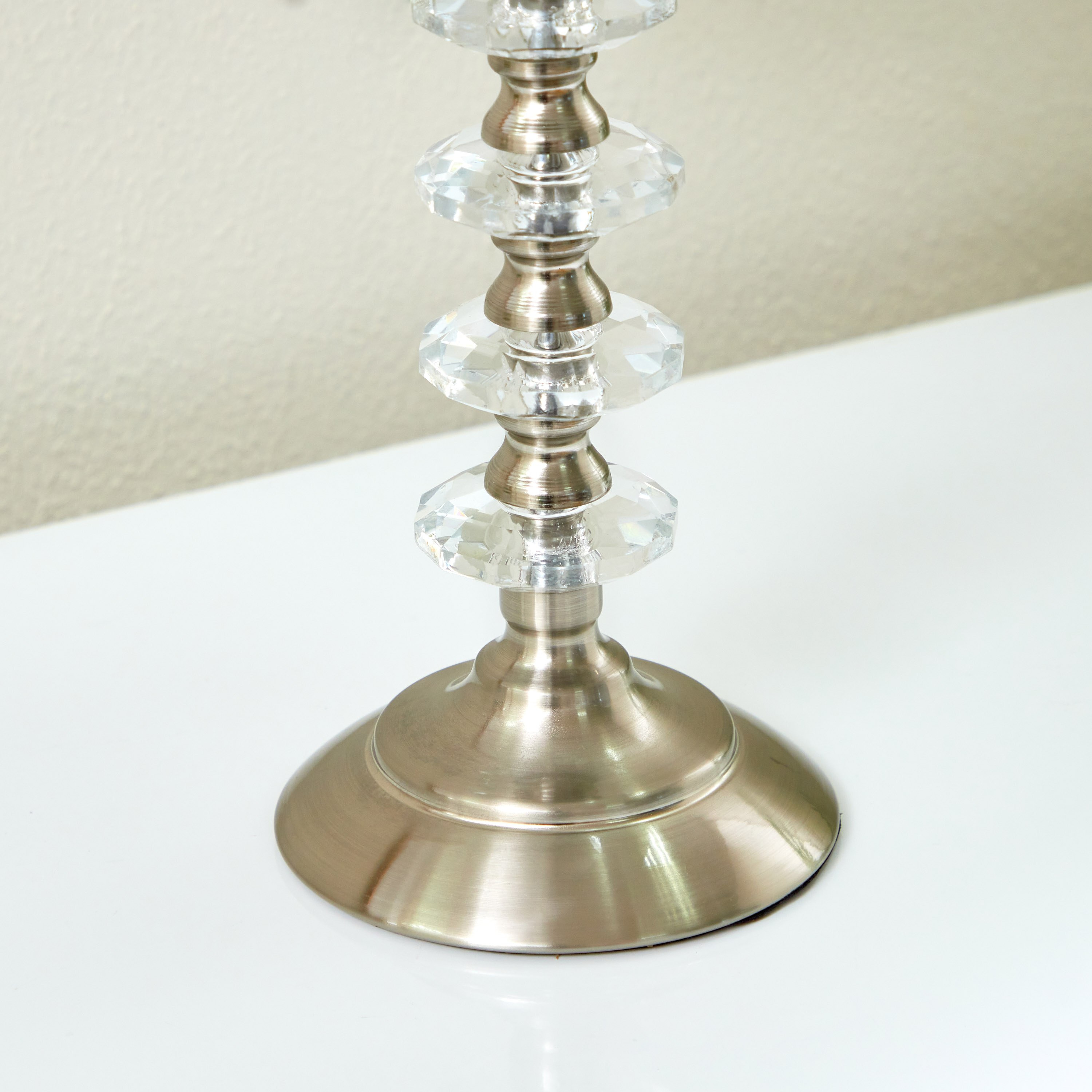 مصباح طاولة كريستال 4 طوابق من كروما - 20x20x38 سم-hbxlivingroom-lighting-tablelamps-image-4