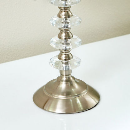 Croma 4-Tier Crystal Table Lamp - 20x20x38 cm