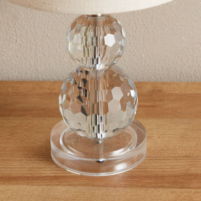 Croma Crystal Drop Table Lamp - 20x20x38 cms