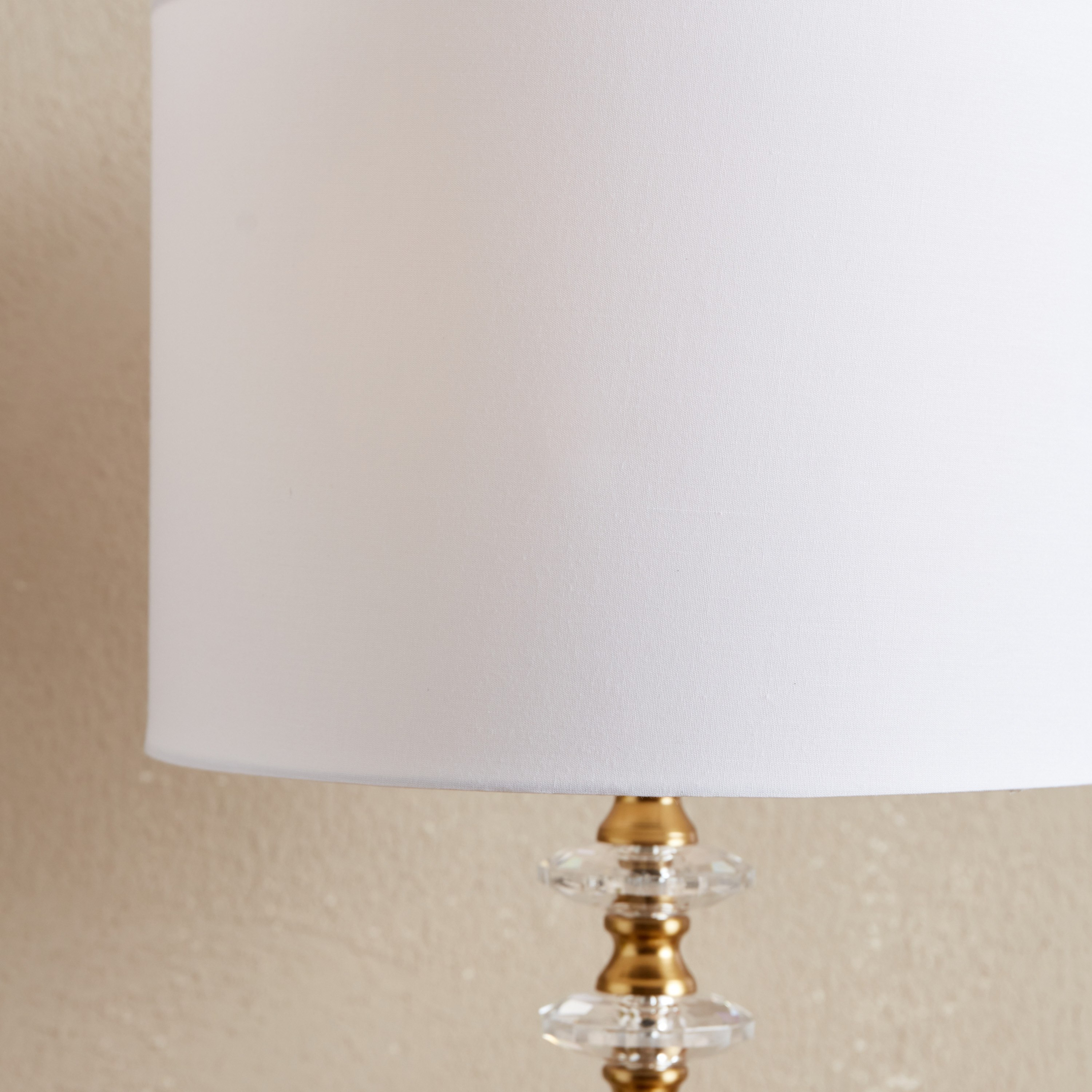 مصباح طاولة كريستالي من 5 طبقات من كروما - 28x28x52 سم-hbxlivingroom-lighting-tablelamps-image-3