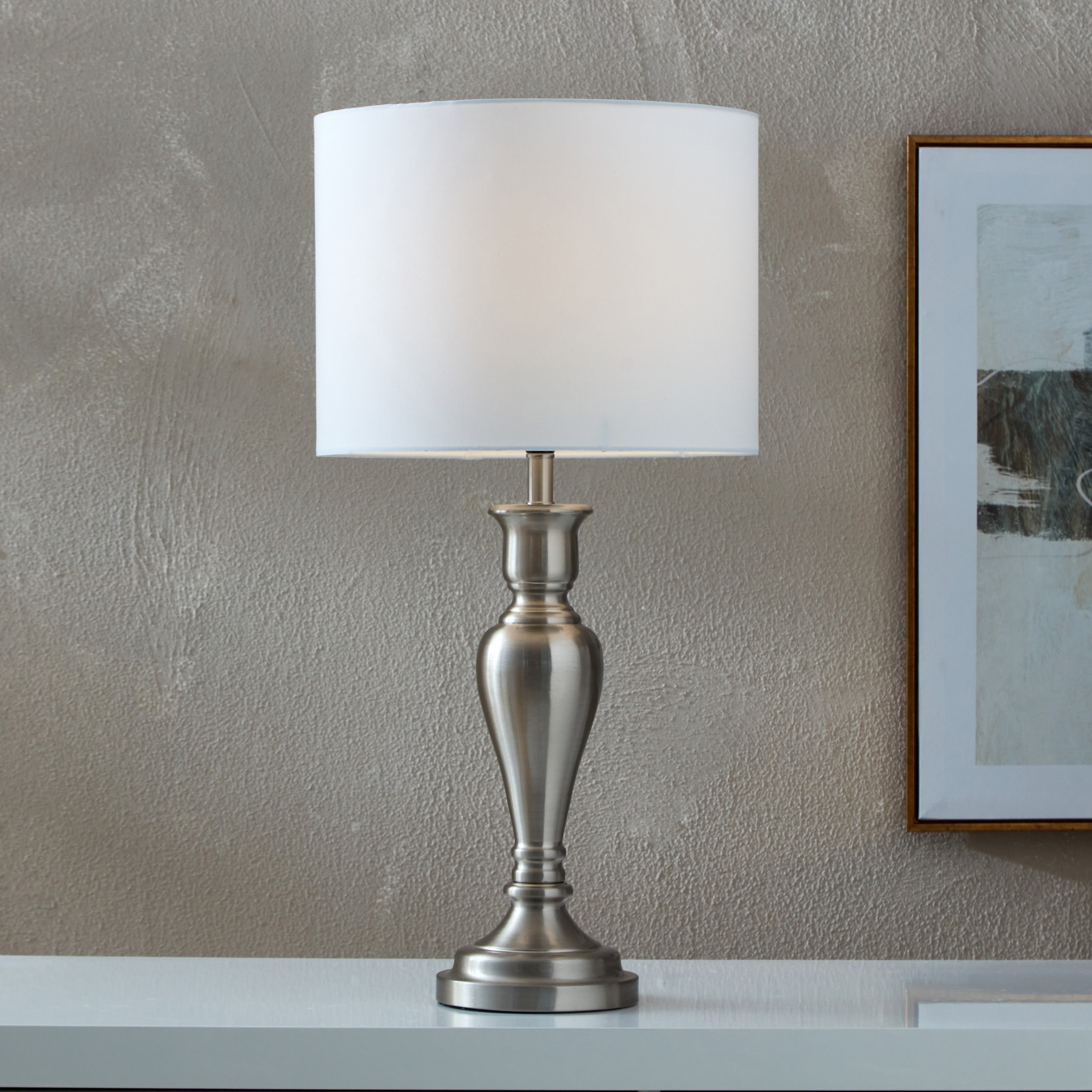 مصباح طاولة معدني من كروما - 33x33x66 سم-hbxlivingroom-lighting-tablelamps-image-2
