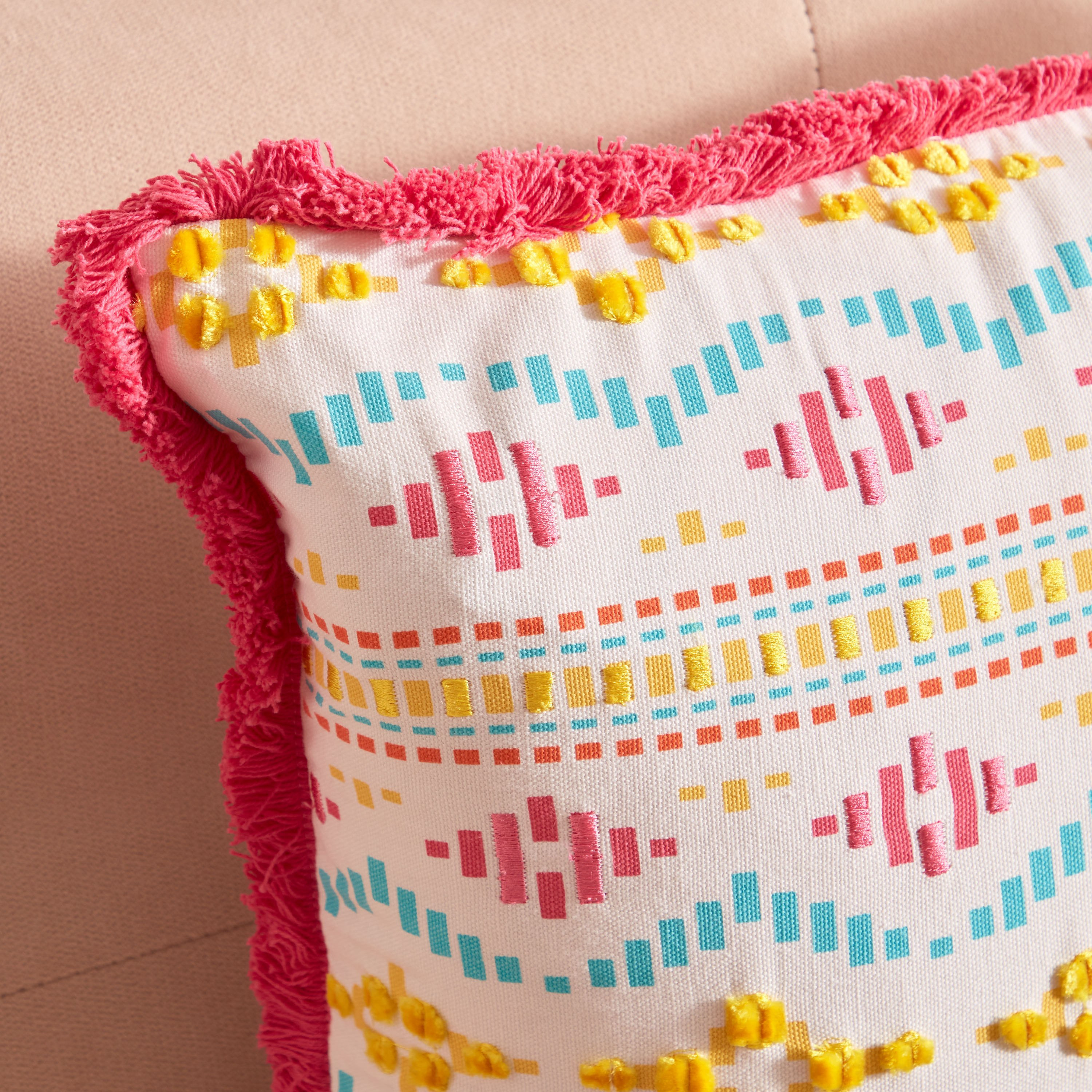 غطاء وسادة أطية بتطريز متعدد من مويرانج - 40x40 سم-hbxhomeware-cushionsandcovers-cushioncovers-image-2