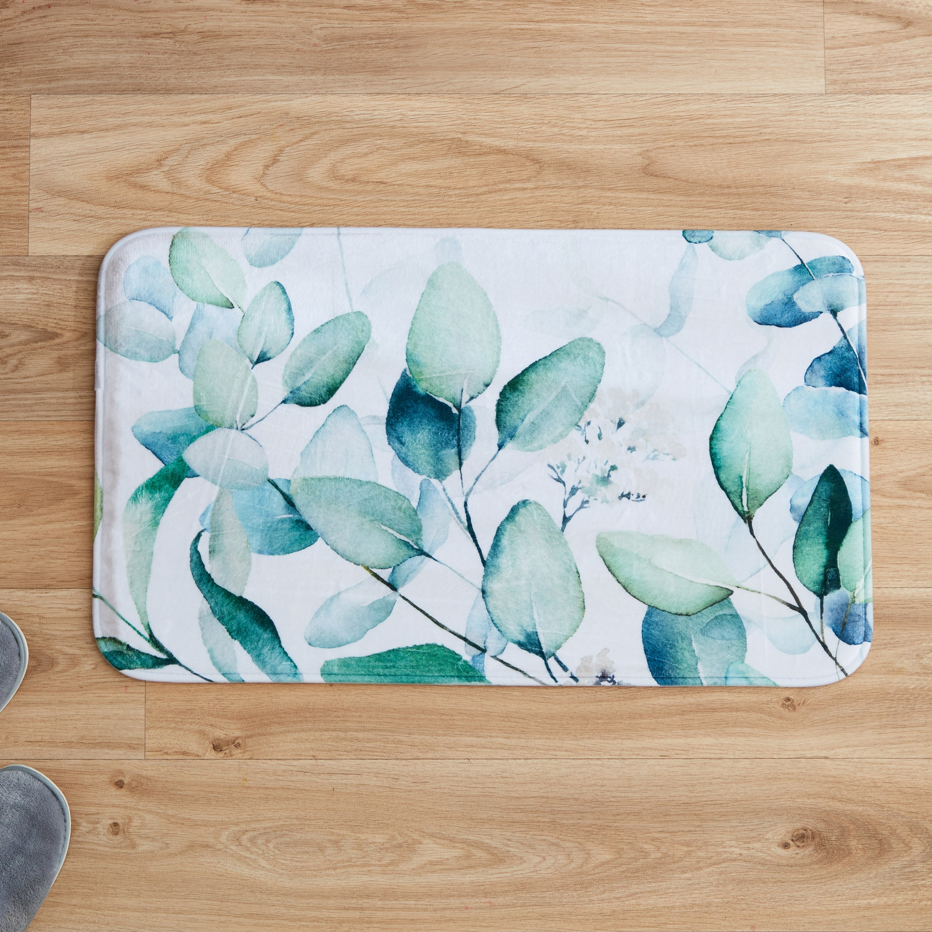 سجادة حمّام إسفنج بطبعات من أورورا ديلا - 45x75 سم-hbxbedroom-floorcoverings-bathmats-image-2