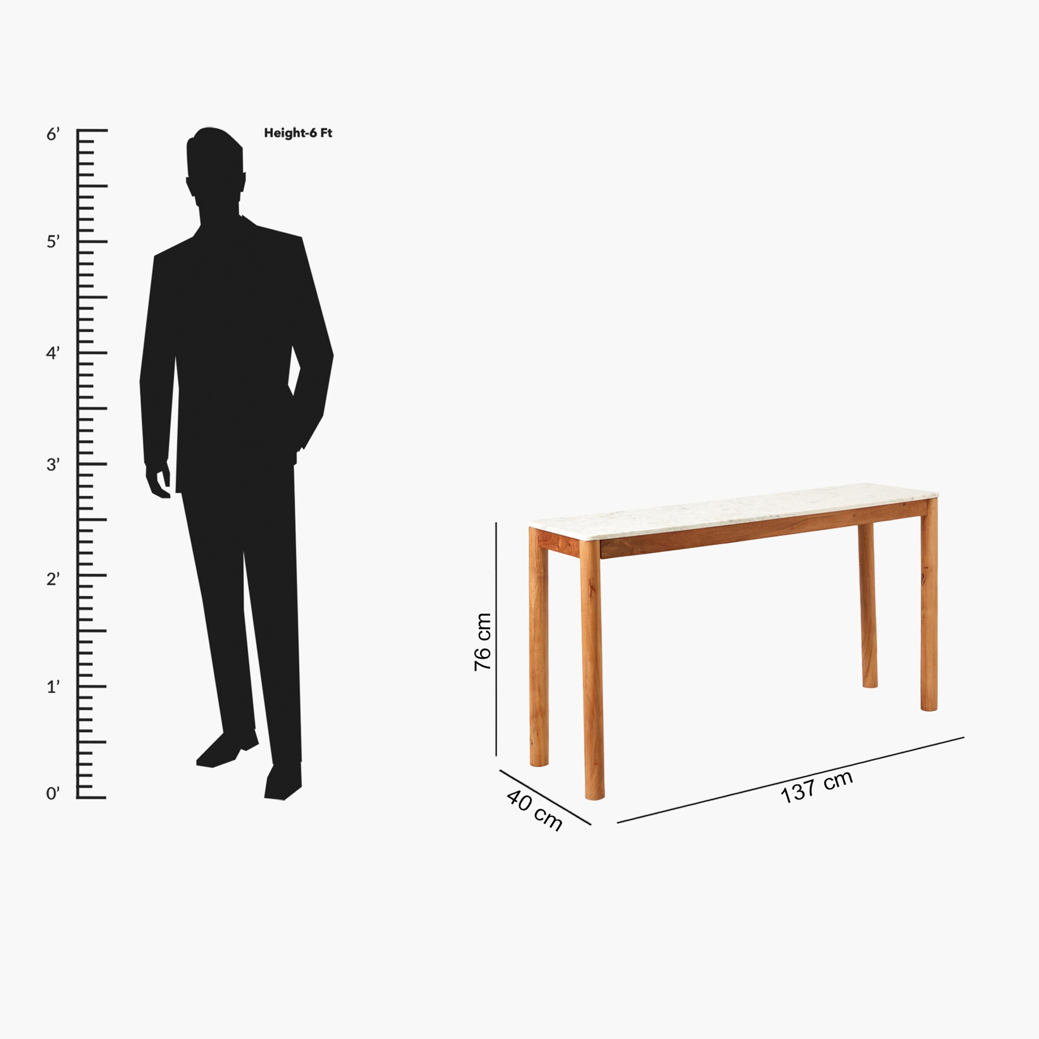 كونسول بسطح من الرخام الأصلي - ميدتاون من فيندرا-hbxfurniture-tablesandstands-consoletables-image-7