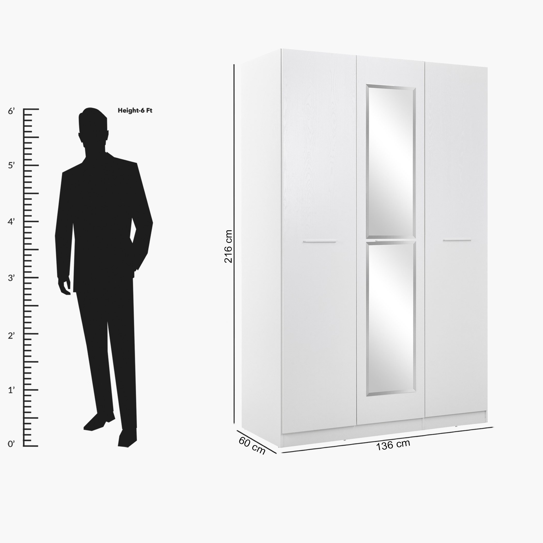 خزانة ملابس بـ 3 أبواب ومرآة من نورويتش-hbxfurniture-wardrobes-image-8