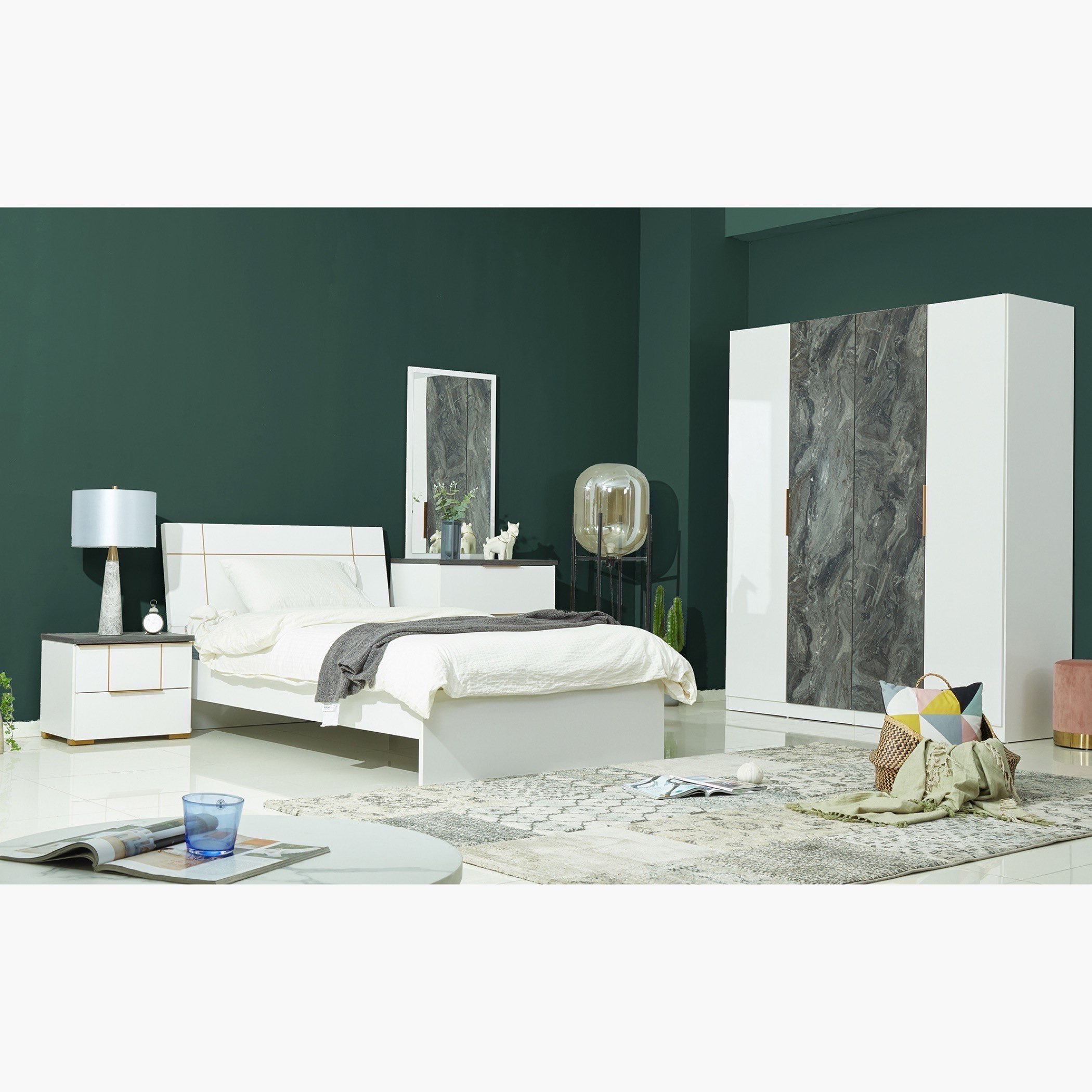 خزانة ملابس صغيرة 4 أبواب دون مرآة من فوندي-hbxfurniture-wardrobes-image-8