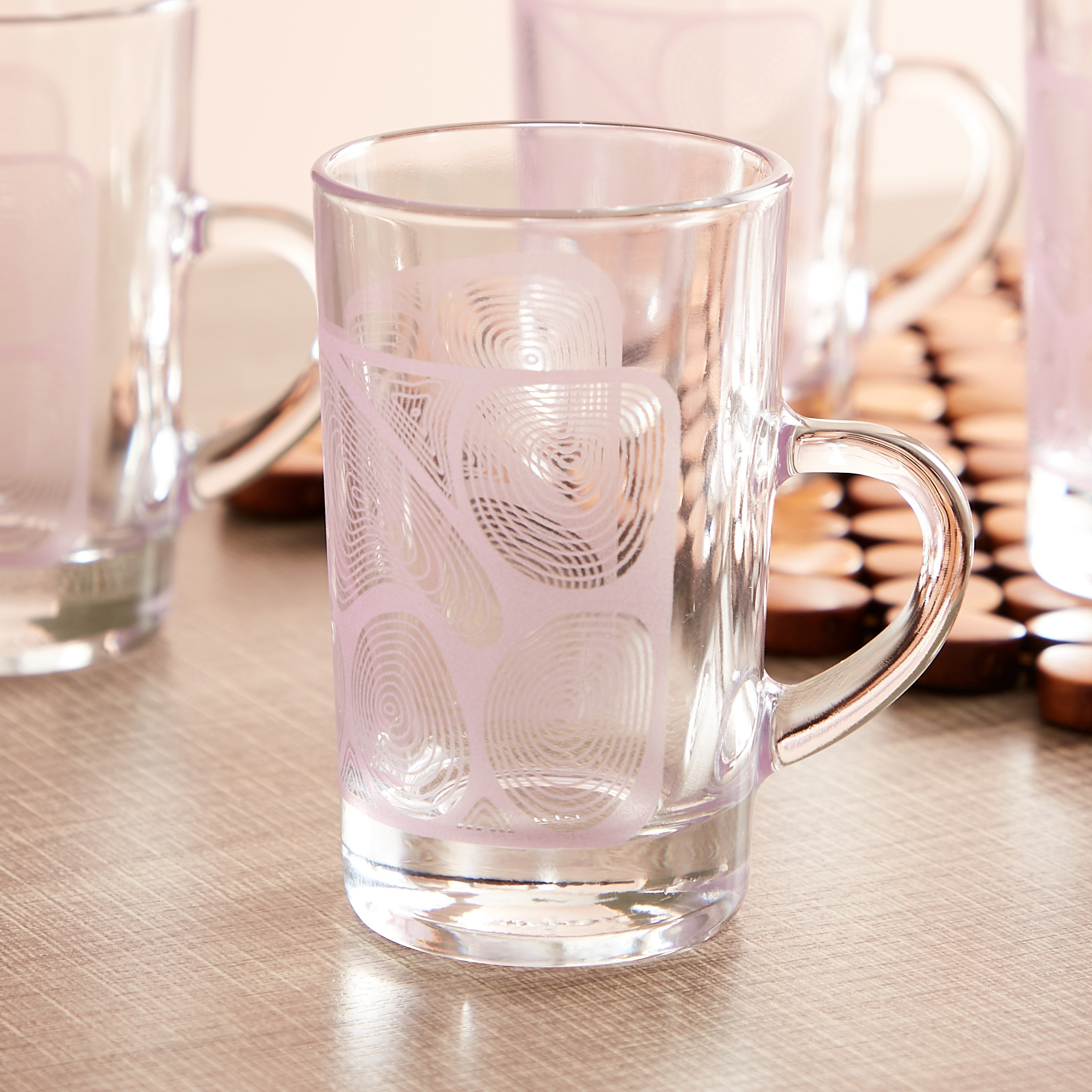 Dimlaj Contour 6-Piece Glass Tea Tumbler Set - 120 ml-hbxhomeware-hbxkitchen-image-2