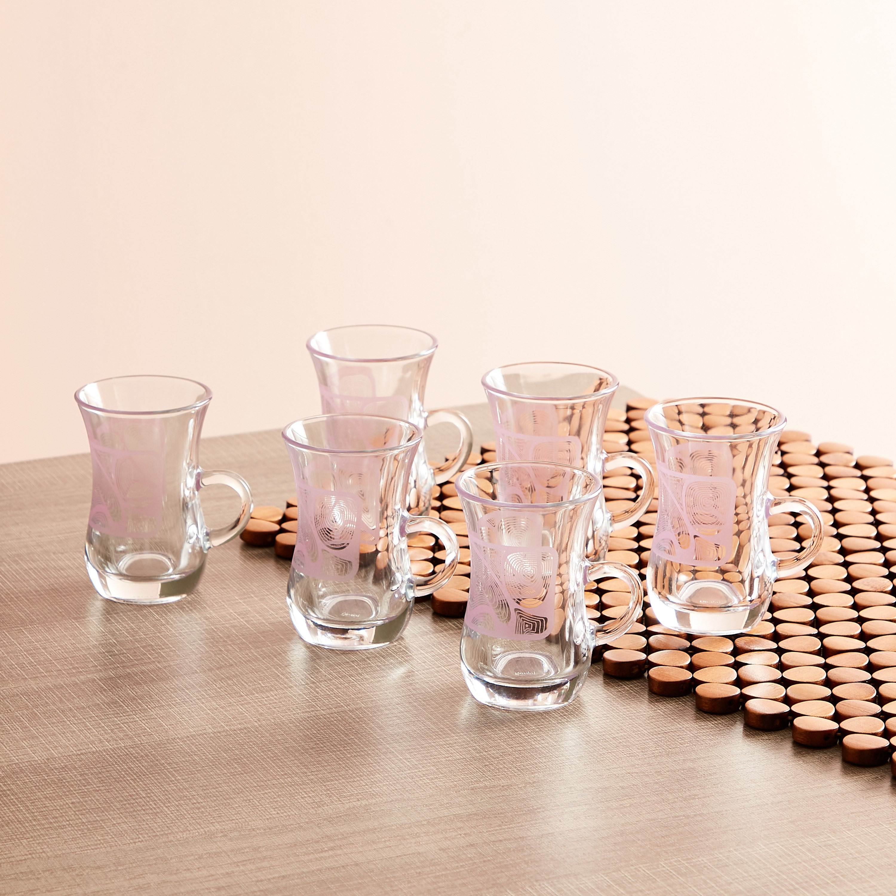 طقم إستيكان زجاج 6 قطع من ديملاج كونتور - 100 مل-hbxhomeware-hbxkitchen-image-1