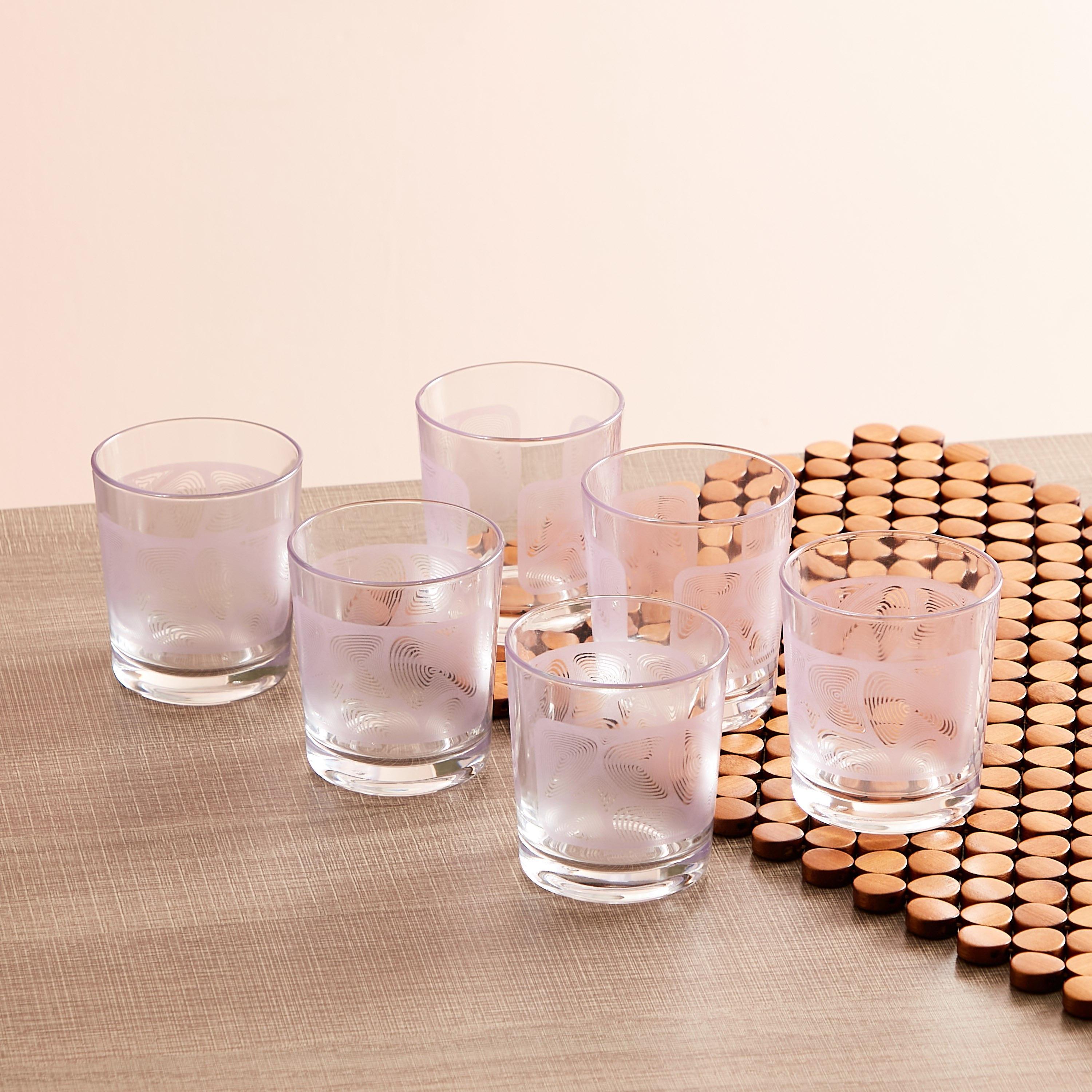 طقم أكواب زجاج 6 قطع من ديملاج كونتور - 380 مل-hbxhomeware-hbxkitchen-image-1