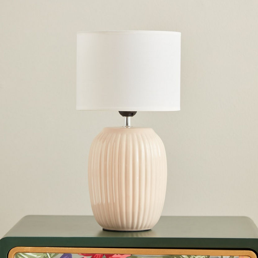 Anya Ceramic Table Lamp - 20x20x39 cm-Table Lamps-image-0