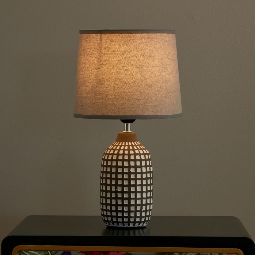 Anya Ceramic Table Lamp - 23x23x38 cm-Table Lamps-image-1
