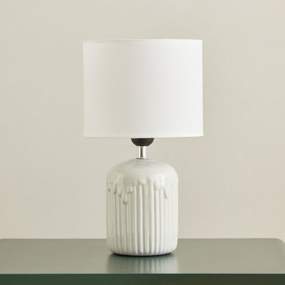 Anya Ceramic Table Lamp - 19x19x35 cms