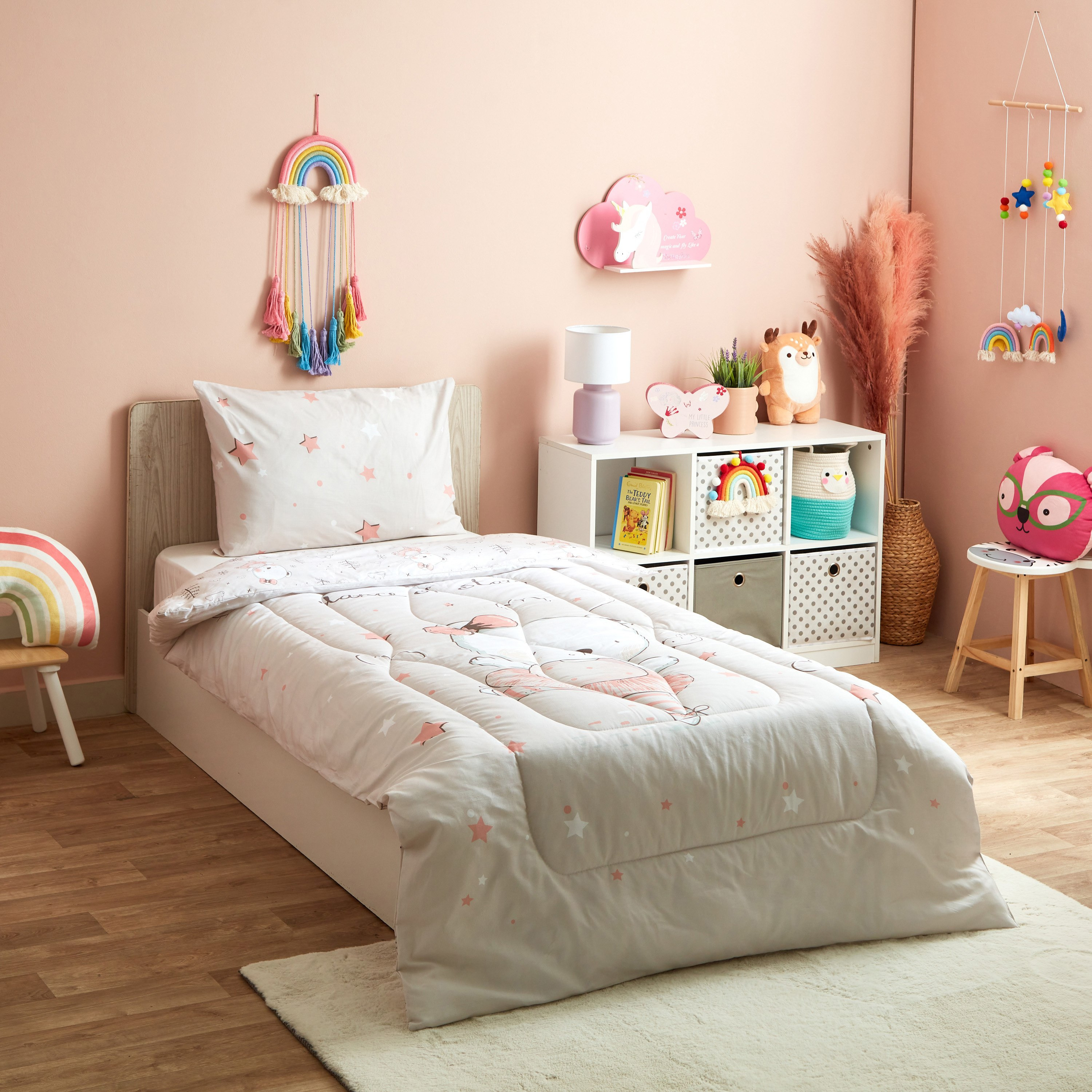 طقم لحاف قطن فردي قطعتين كاباس من ليام - 130x220 سم-hbxhomeware-hbxkidsandyouth-image-1