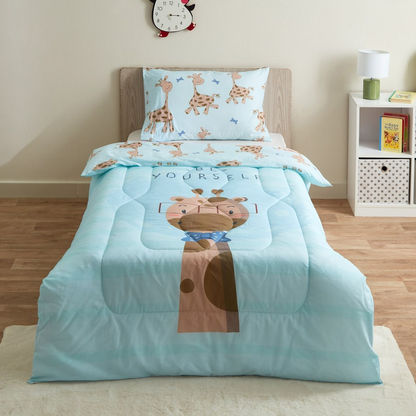 Liam Kapas 2-Piece Cotton Single Comforter Set - 130x220 cms