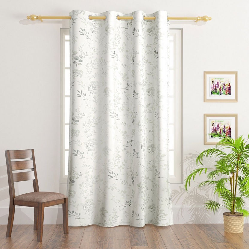 Ruselle Fauna Printed Single Curtain - 140x240 cm-Curtains-image-0