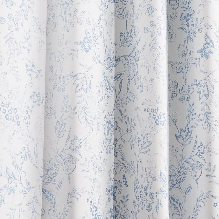 Ruselle Myrra Printed Single Curtain - 140x240 cm-Curtains-image-3