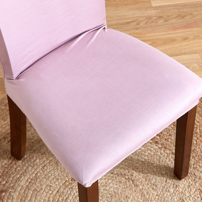 Squab Solid Chair Cover - Set of 2