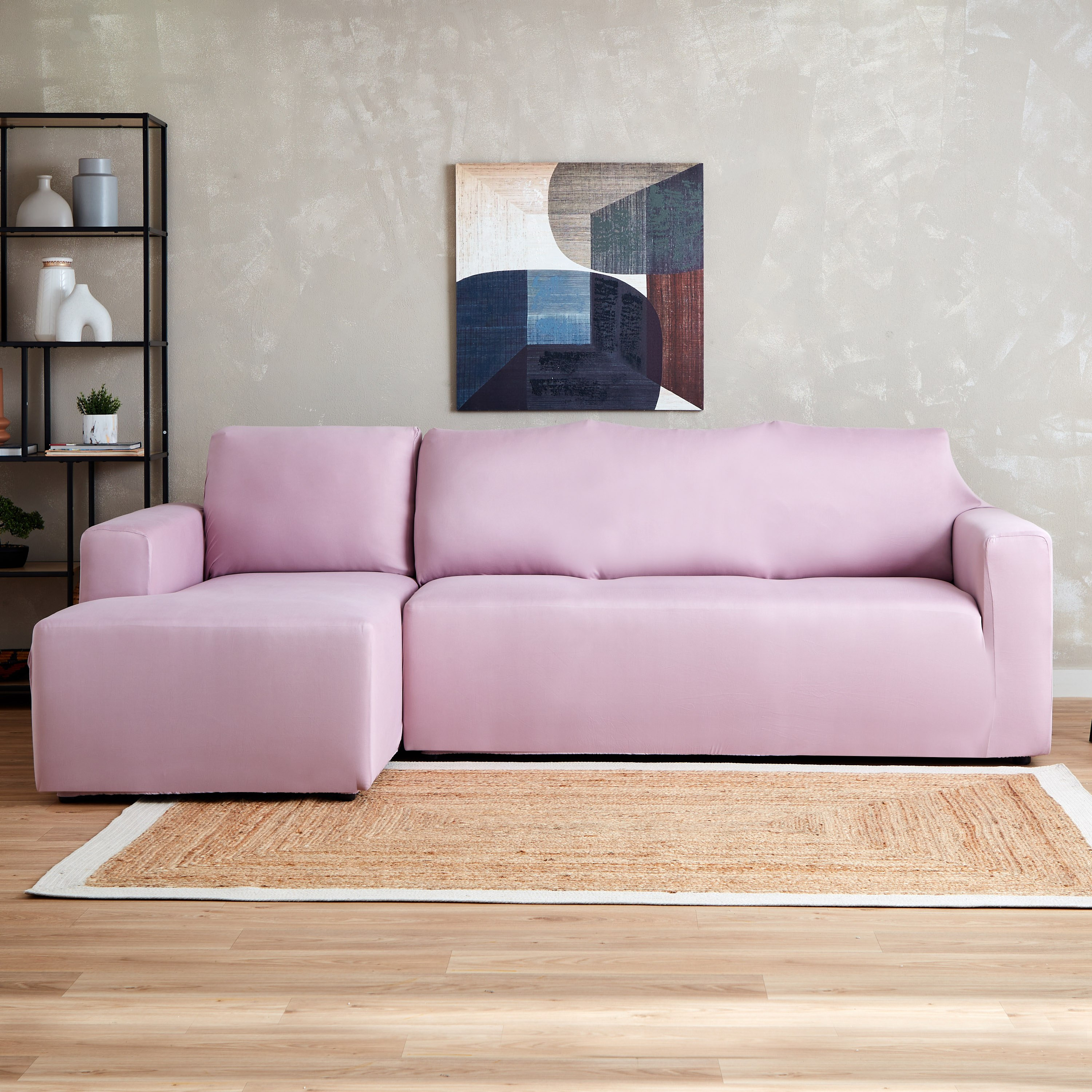 Pastel deals pink couch