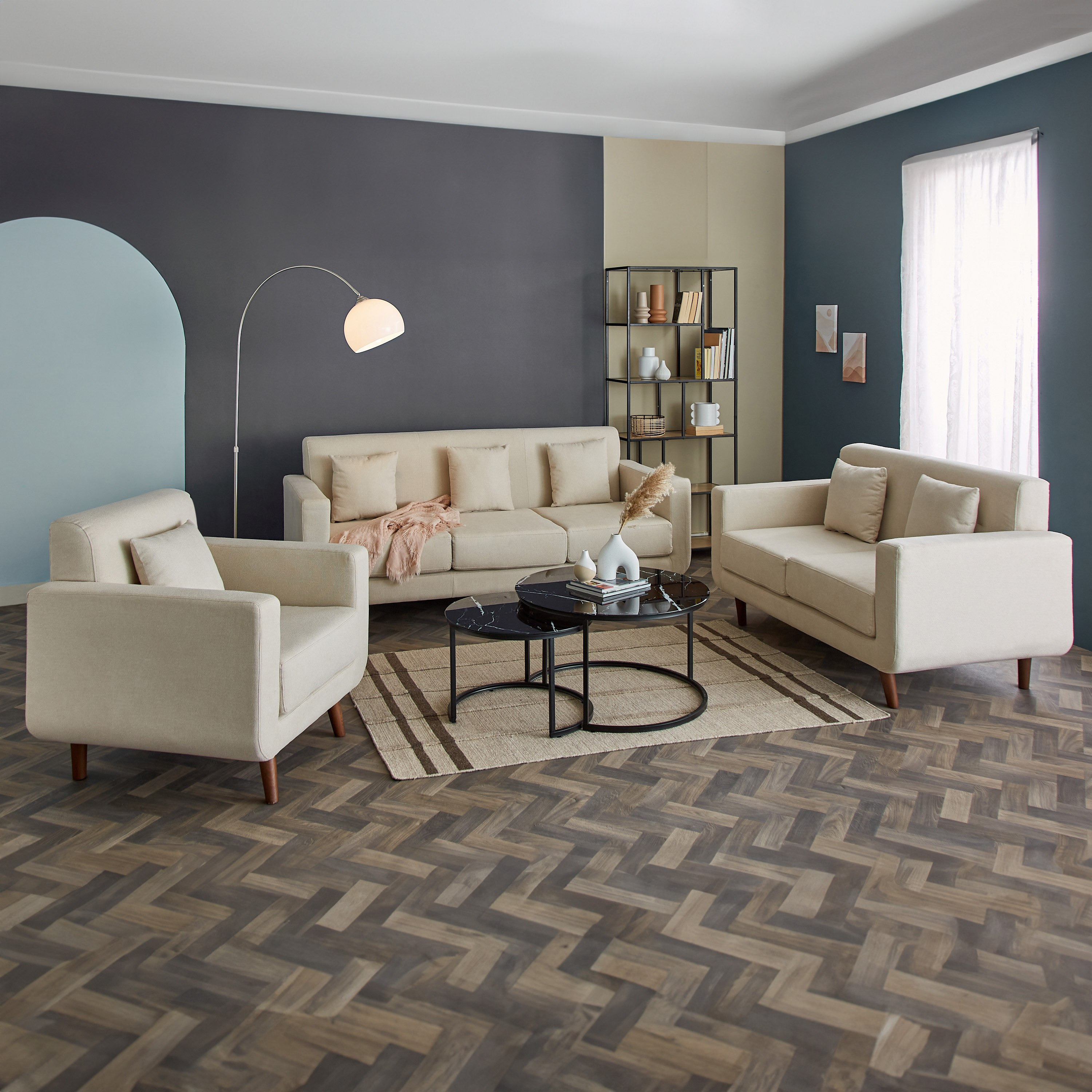 كنبة 3 مقاعد قماش مع 3 وسائد من بورتوفينو-hbxlivingroom-sofasandarmchairs-sofas-image-8