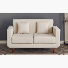 Portofino 2-Seater Fabric Sofa with 2 Cushions