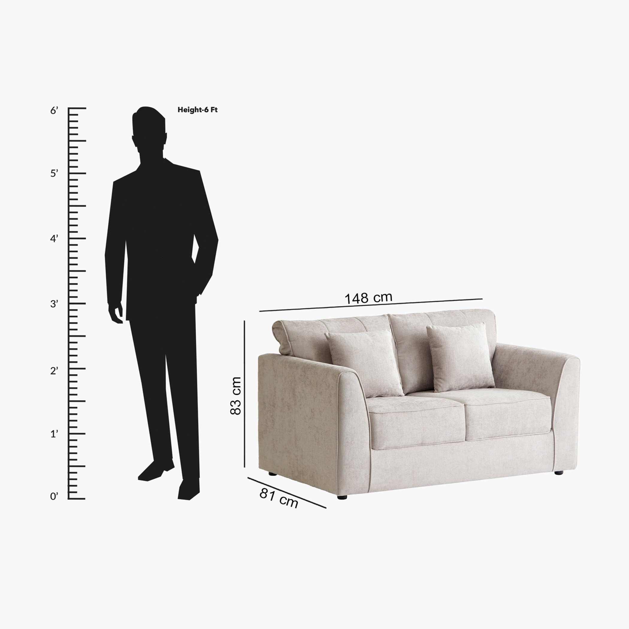 كنبة قماش مقعدين مع 2 وسائد من كلينتون-hbxlivingroom-sofasandarmchairs-sofas-image-8