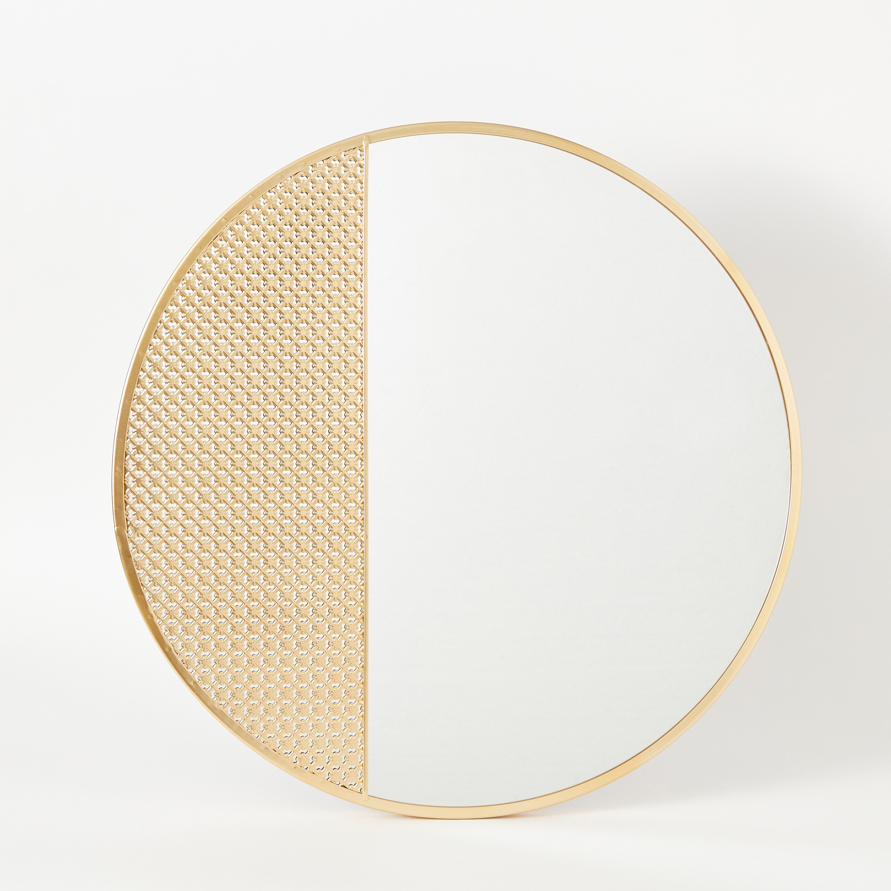 مرآة مستديرة معدنية من هايلي مودرن - 60x1.5x60 سم-hbxhomeware-hbxdecorandfurnishings-image-6