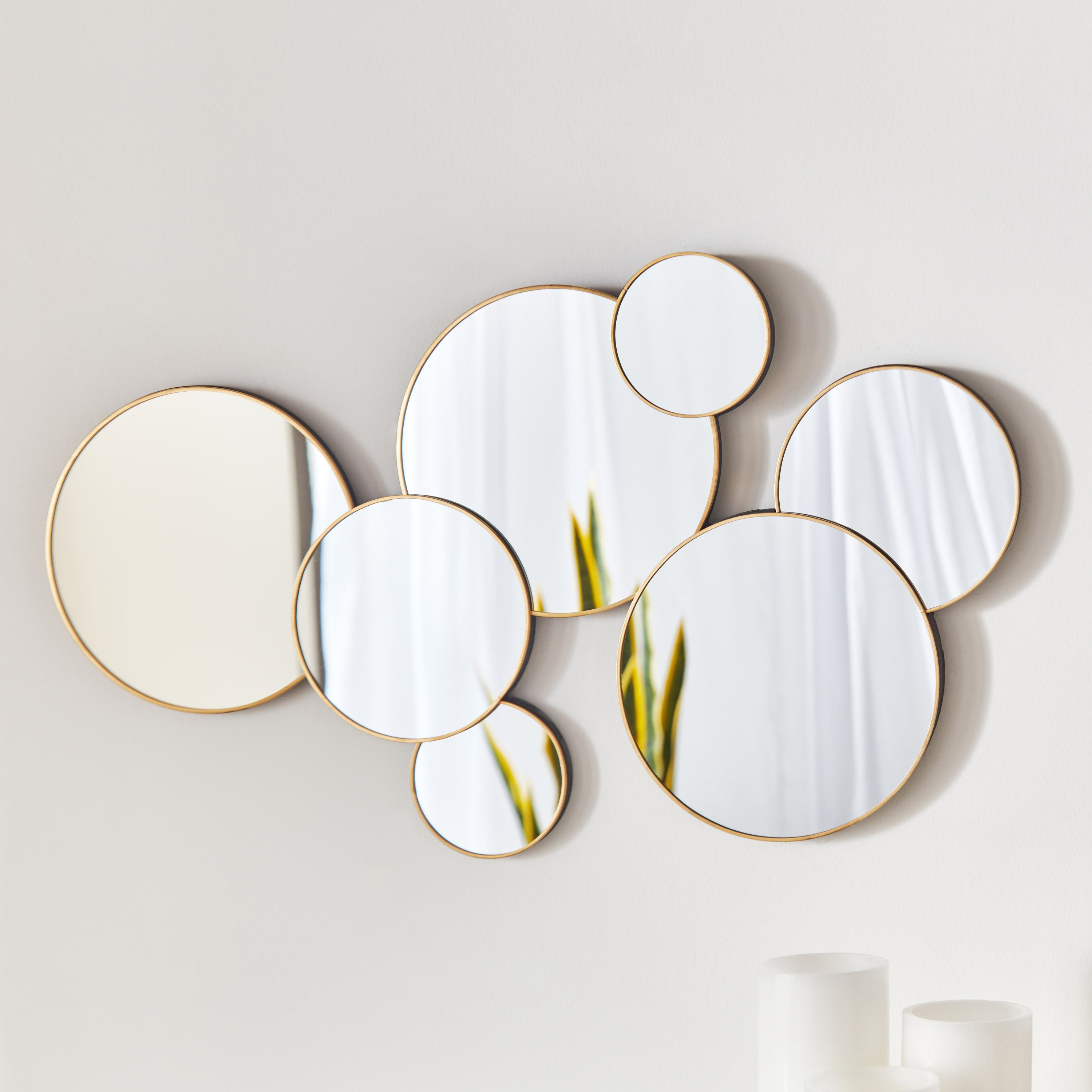 مرآة حائط مزينة من هايلي مودرن - 61x1.5x37.5 سم-hbxhomeware-hbxdecorandfurnishings-image-2