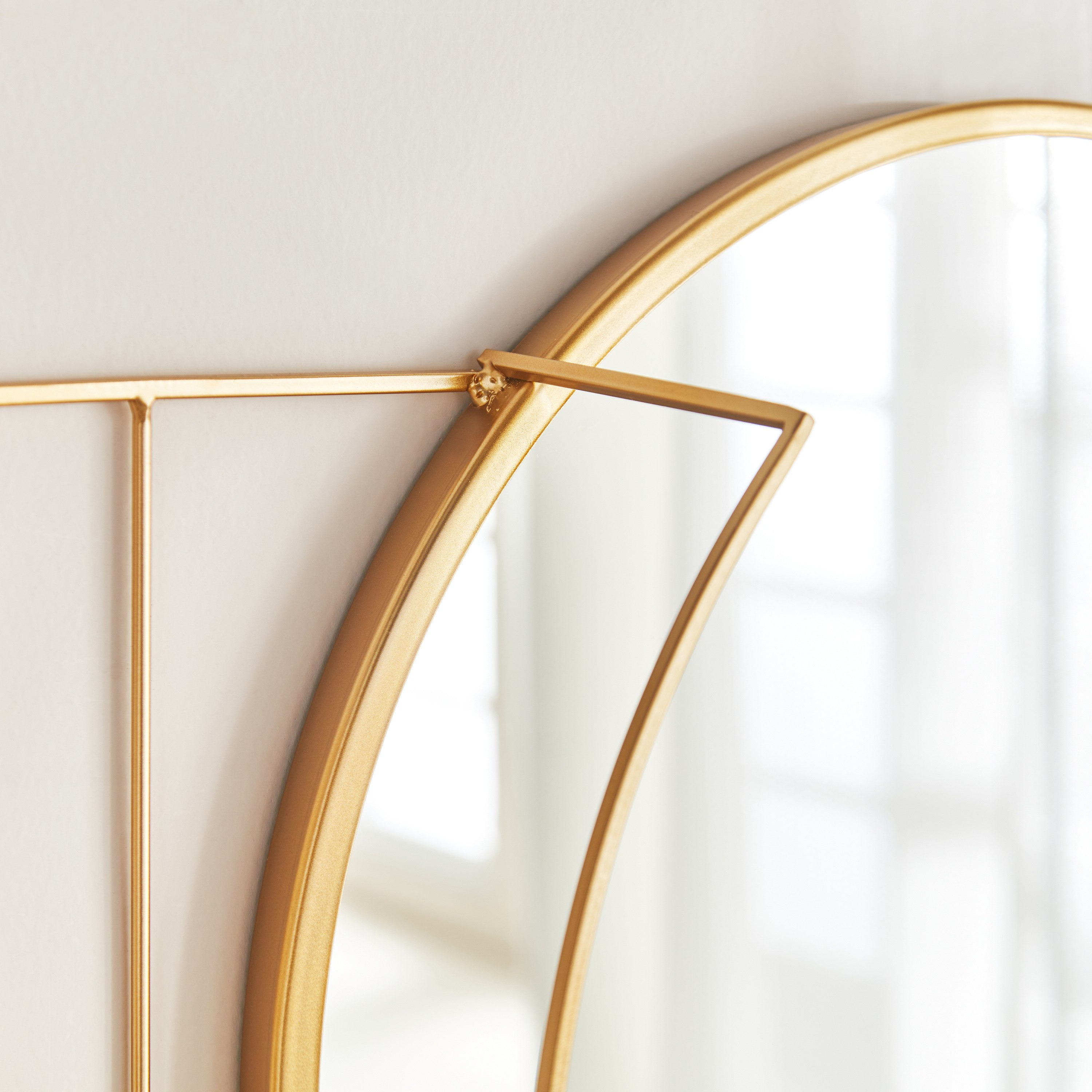 Hailee Modern Metal Circle Shelf Mirror - 66x10x40 cm-PROMO_HB_AE_B1G1_250925-image-4