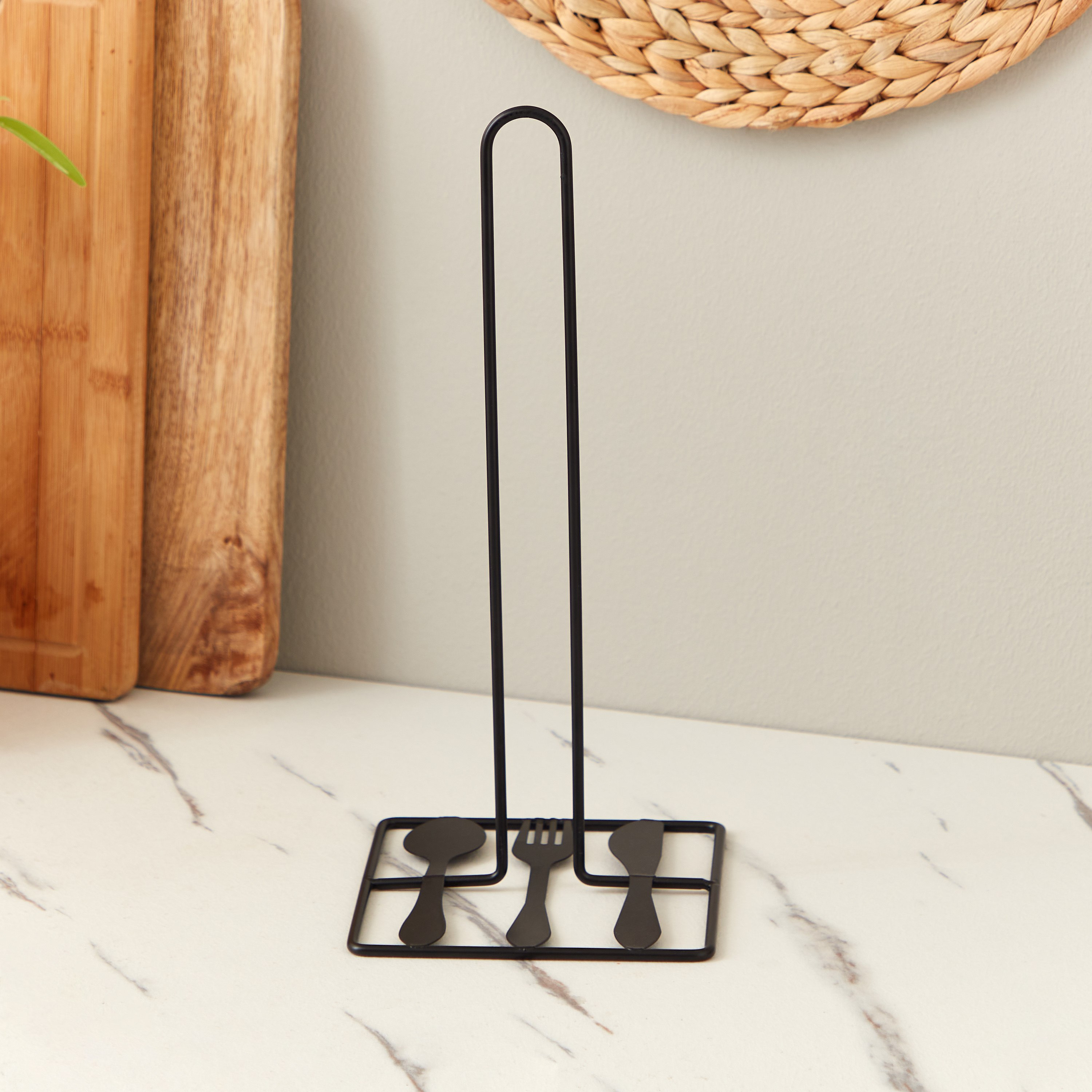 حامل مناديل مطبخ معدنية من إسنشيال- 16x16x30.5 سم-hbxhomeware-hbxkitchen-image-2