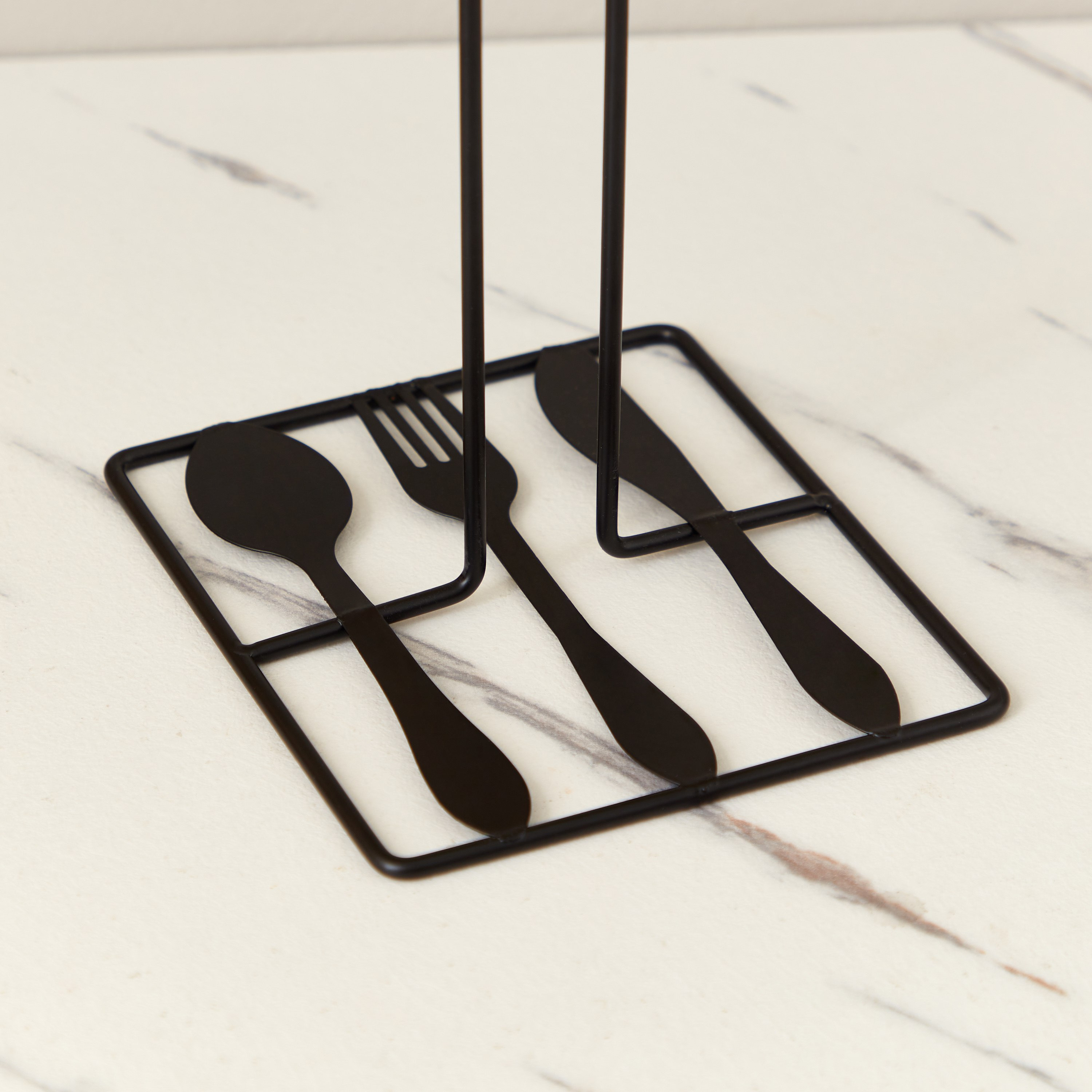 حامل مناديل مطبخ معدنية من إسنشيال- 16x16x30.5 سم-hbxhomeware-hbxkitchen-image-3